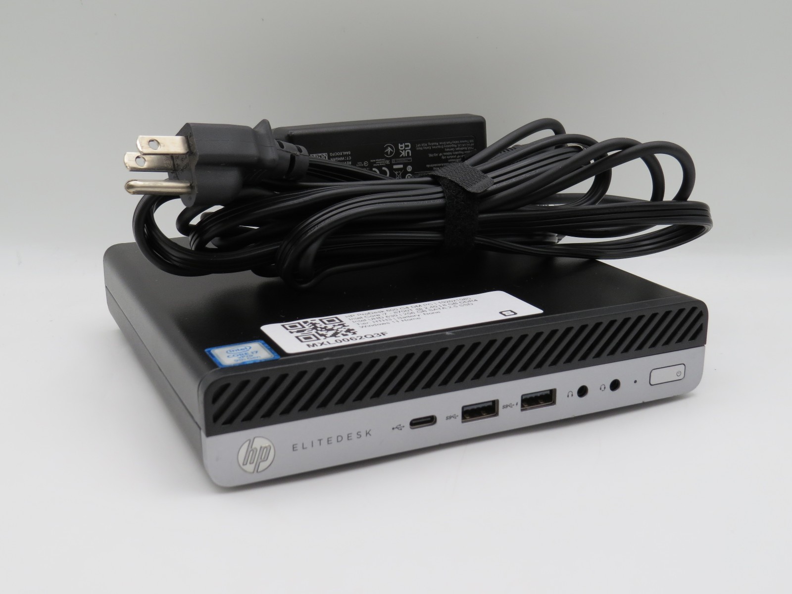 HP Prodesk 600 G4 i7-8700T @ 2.4GHz 8GB DDR4 256GB SSD Win 11