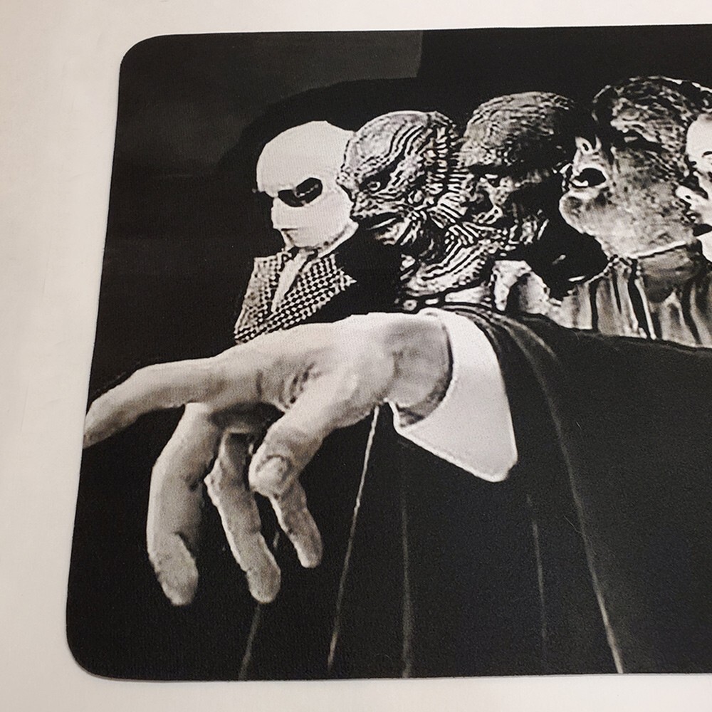 Classic Universal Horror Movie Monsters desk mat mousepad 23.5 x 11.5 inches