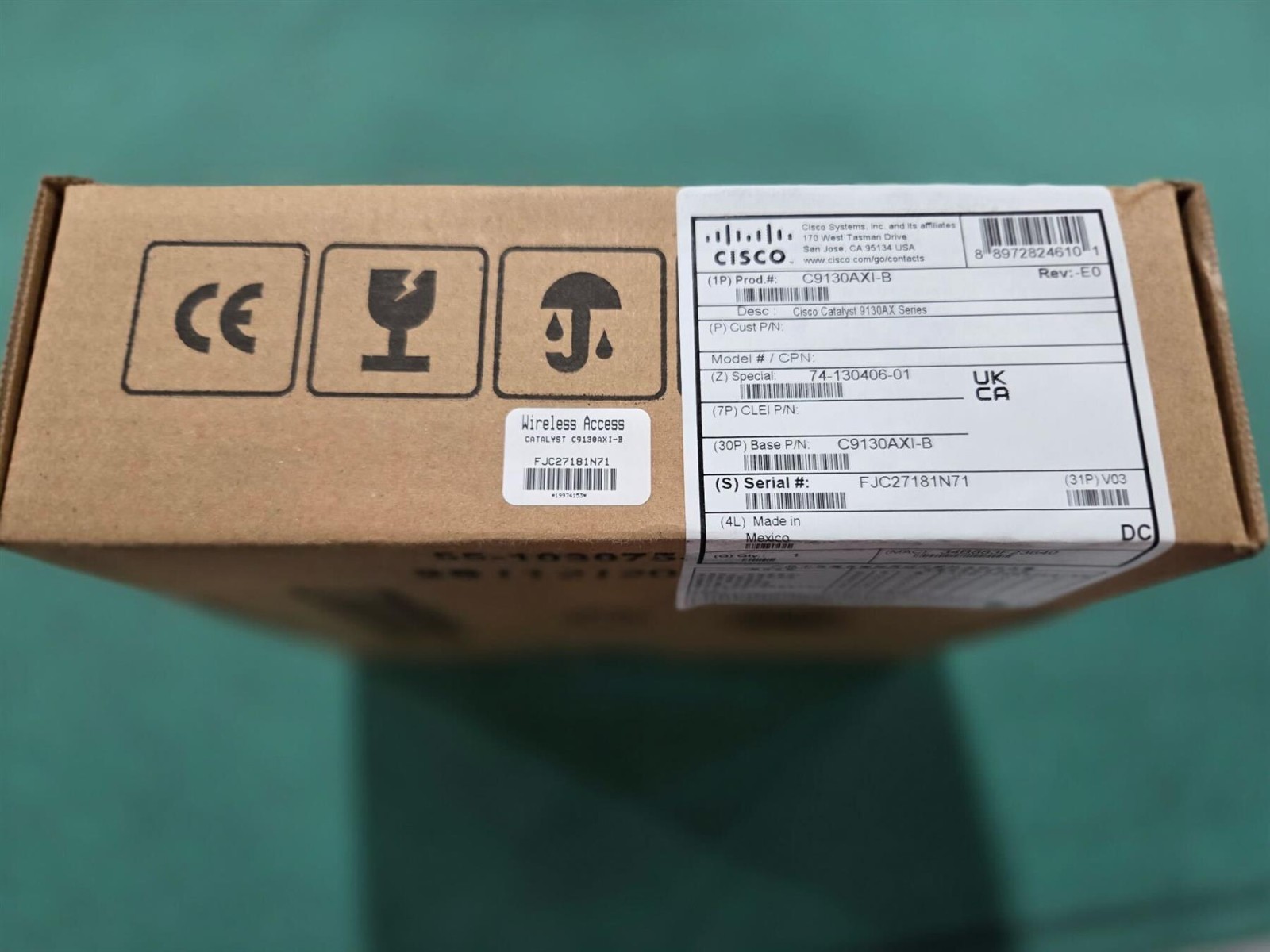 Cisco Catalyst C9130AXI-B WiFi 6 802.11ax Wireless Access Point Brand New