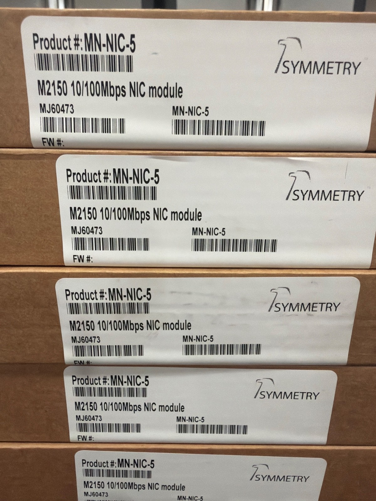 Symmetry MN-NIC-5 Network Interface Card | 10/100Mbps Ethernet for M2150 Systems
