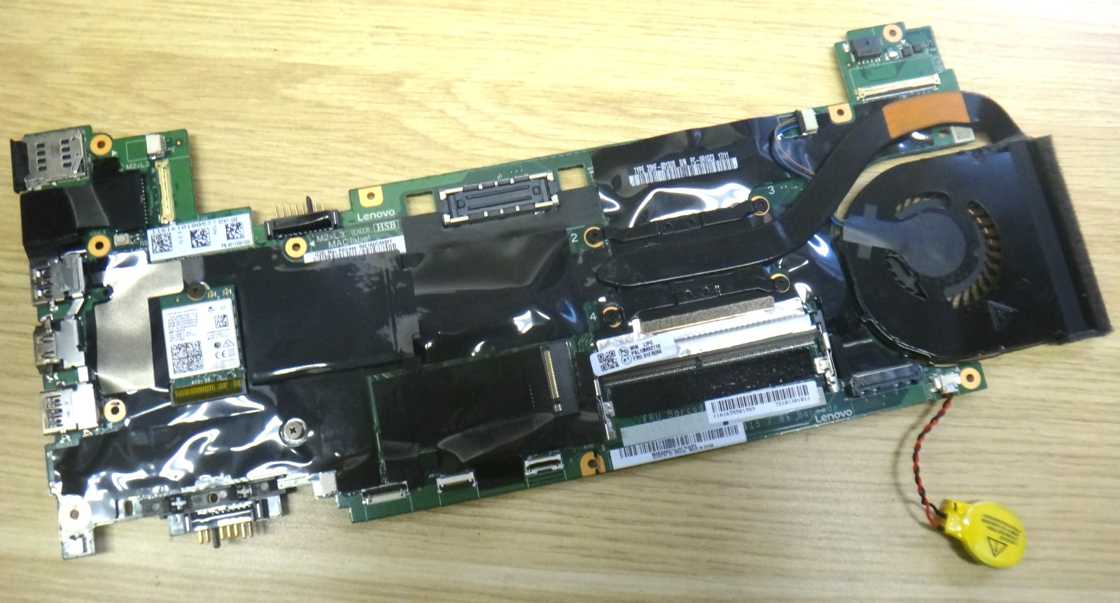 OEM Lenovo ThinkPad T470S Laptop Motherboard intel i7-7600U CPU W/FAN 01ER066