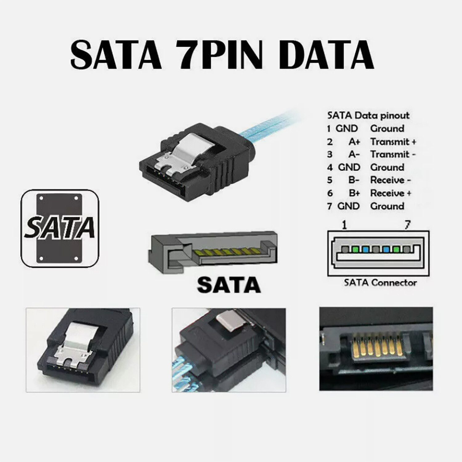 2PCS Internal HDD Mini SAS Cable SFF-8643 To 4 SATA Connect to Hard Drive 0.5/1M