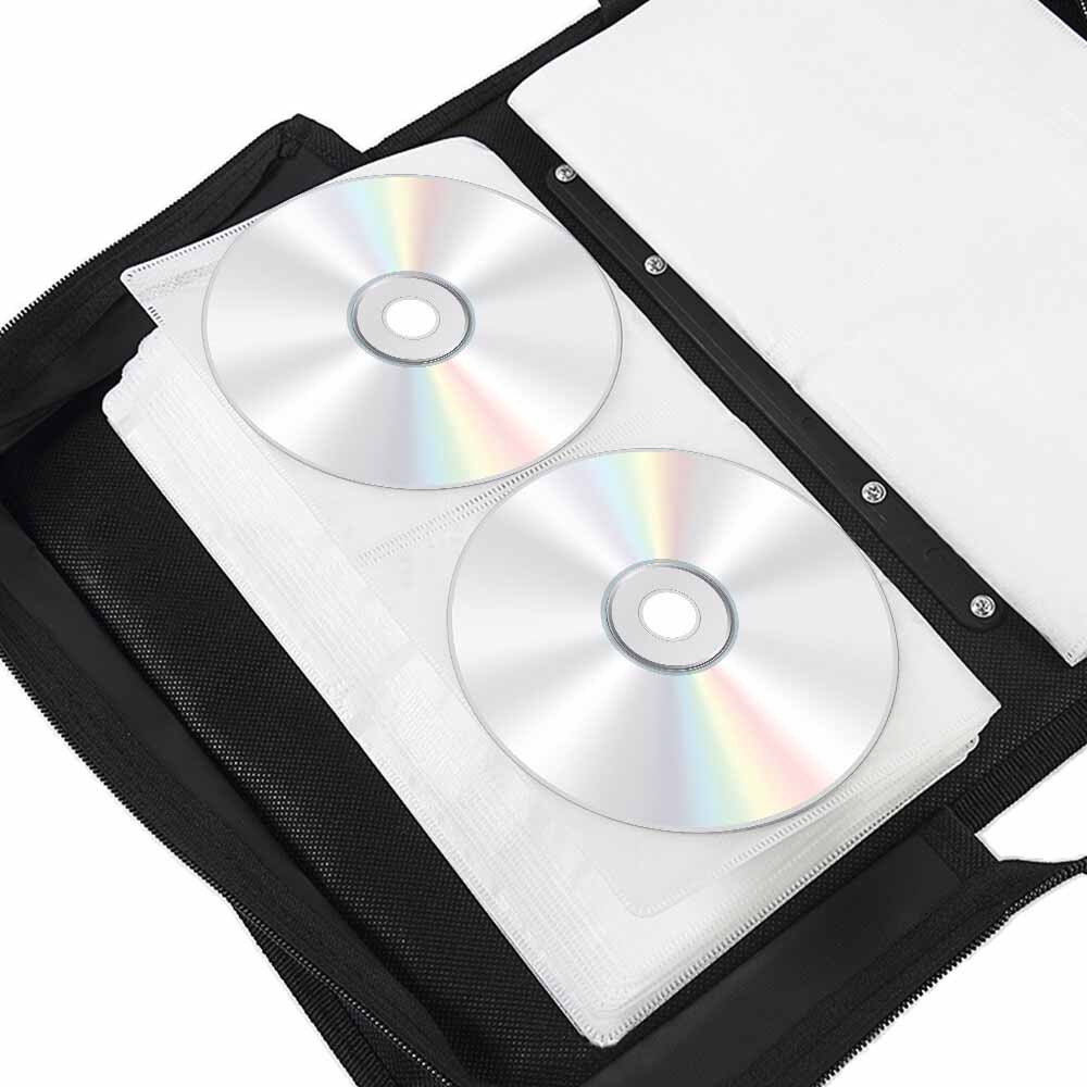 400Disc CD Case Organizer DVD VCD Carry Portable Holder Storage Bag Album Wallet