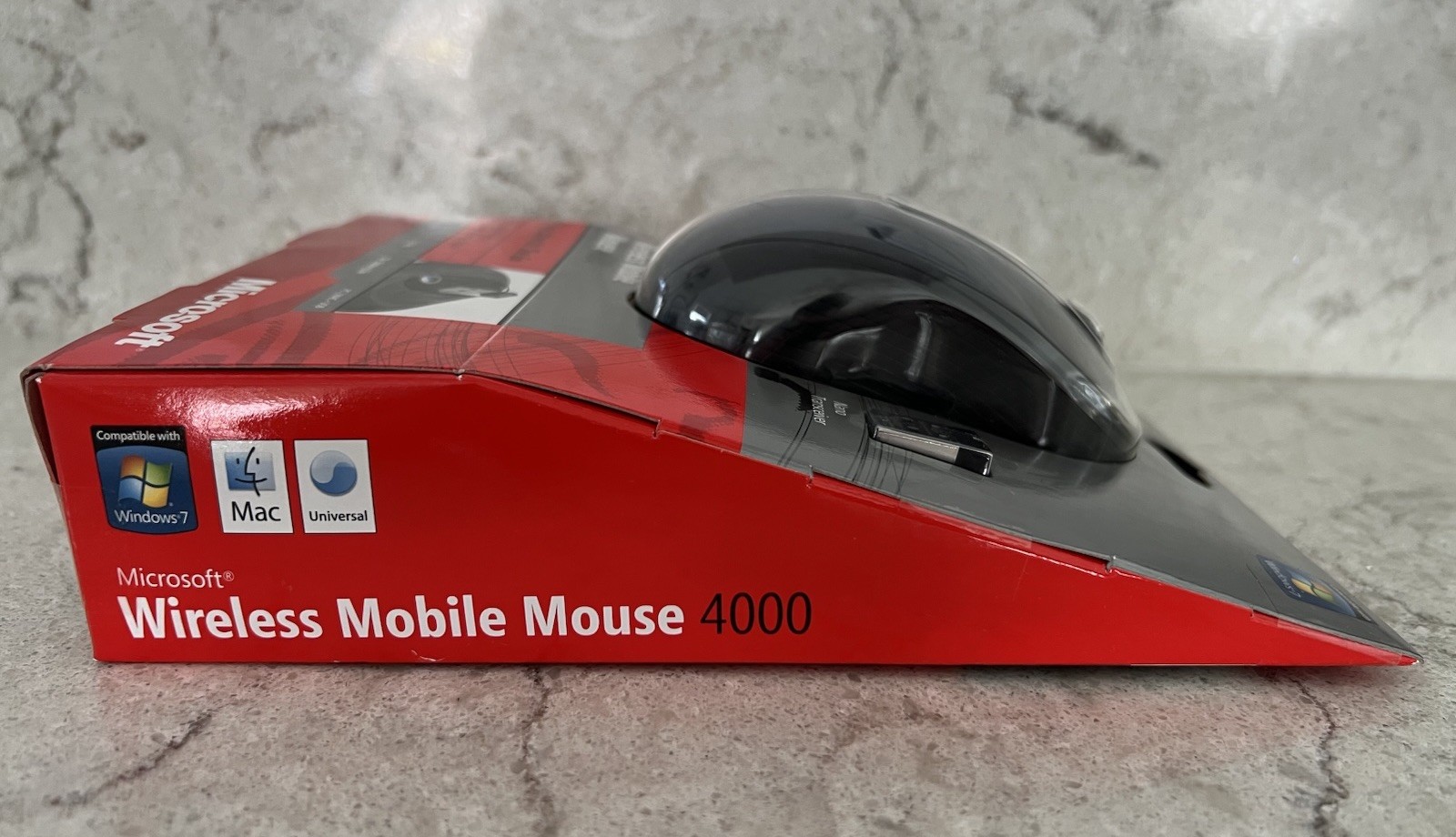 Microsoft Mobile 4000 Wireless BlueTrack Mouse 1383, 1447 Windows 7 Sealed NOS