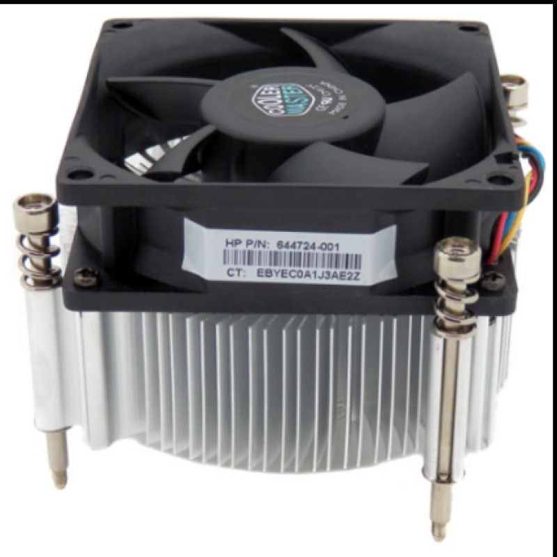 HP Pavilion Cooler Master 95W Intel CPU Heatsink Fan Assembly 644724-001
