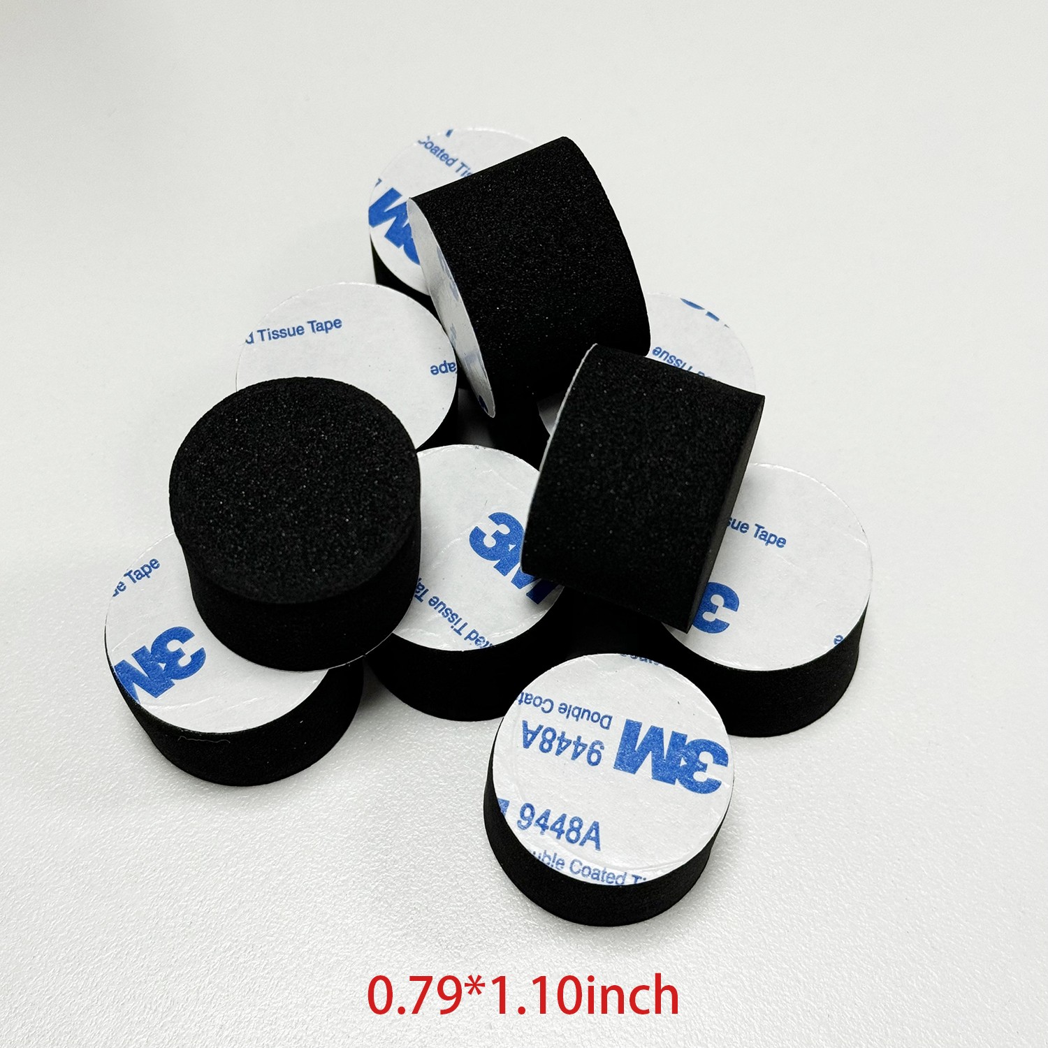 0.79*1.10inch Electronic Drum Part Trigger Cone Sponge Foam With Adhesive 1/2/5X