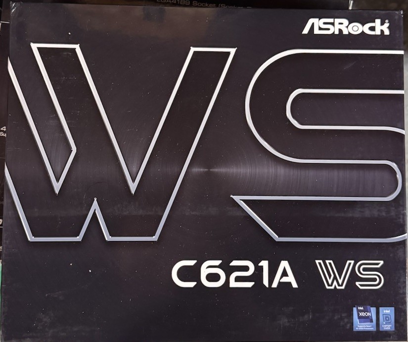NEW ASRock C621A WS LGA4189 Xeon Workstation Motherboard Dual 10GbE DDR4
