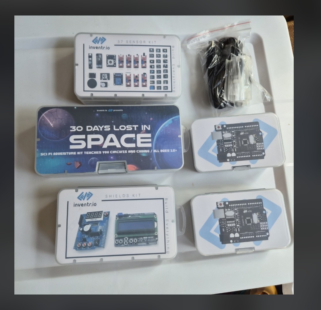Inventr.io Arduino STEM Coding Kit Bundle 30 Days Lost In Space 37 Sensors HERO