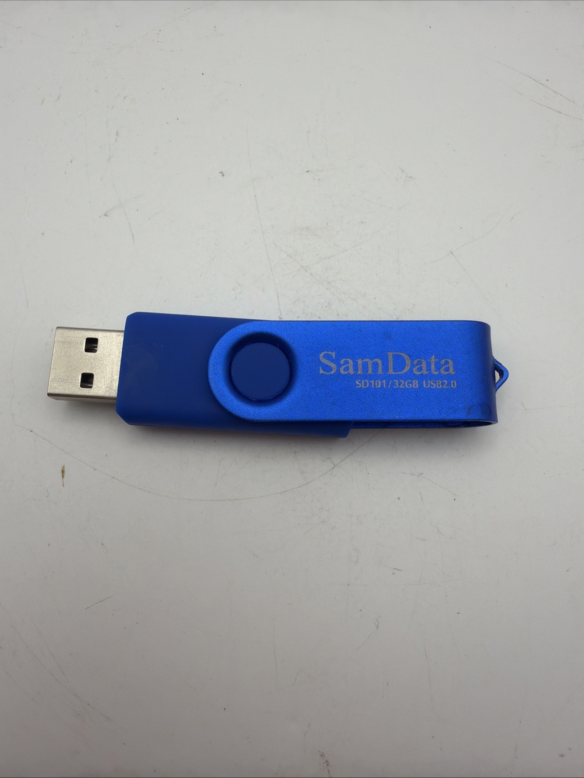 SamData 32GB USB 2.0 Flash Drive Thumb Memory Stick Jump Pen Drive Blue 1-Pack