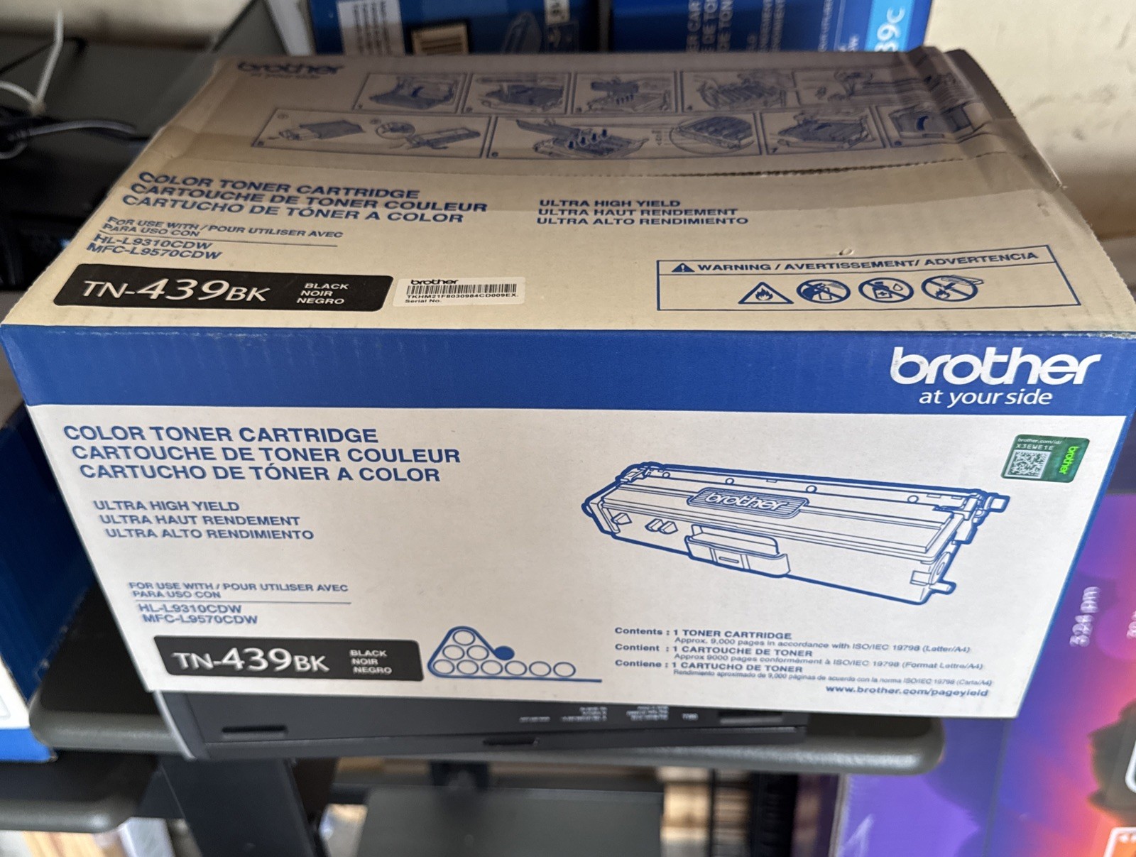 Brother TN650 Original Toner Cartridge – 012502622307 brand new in box -See Pics
