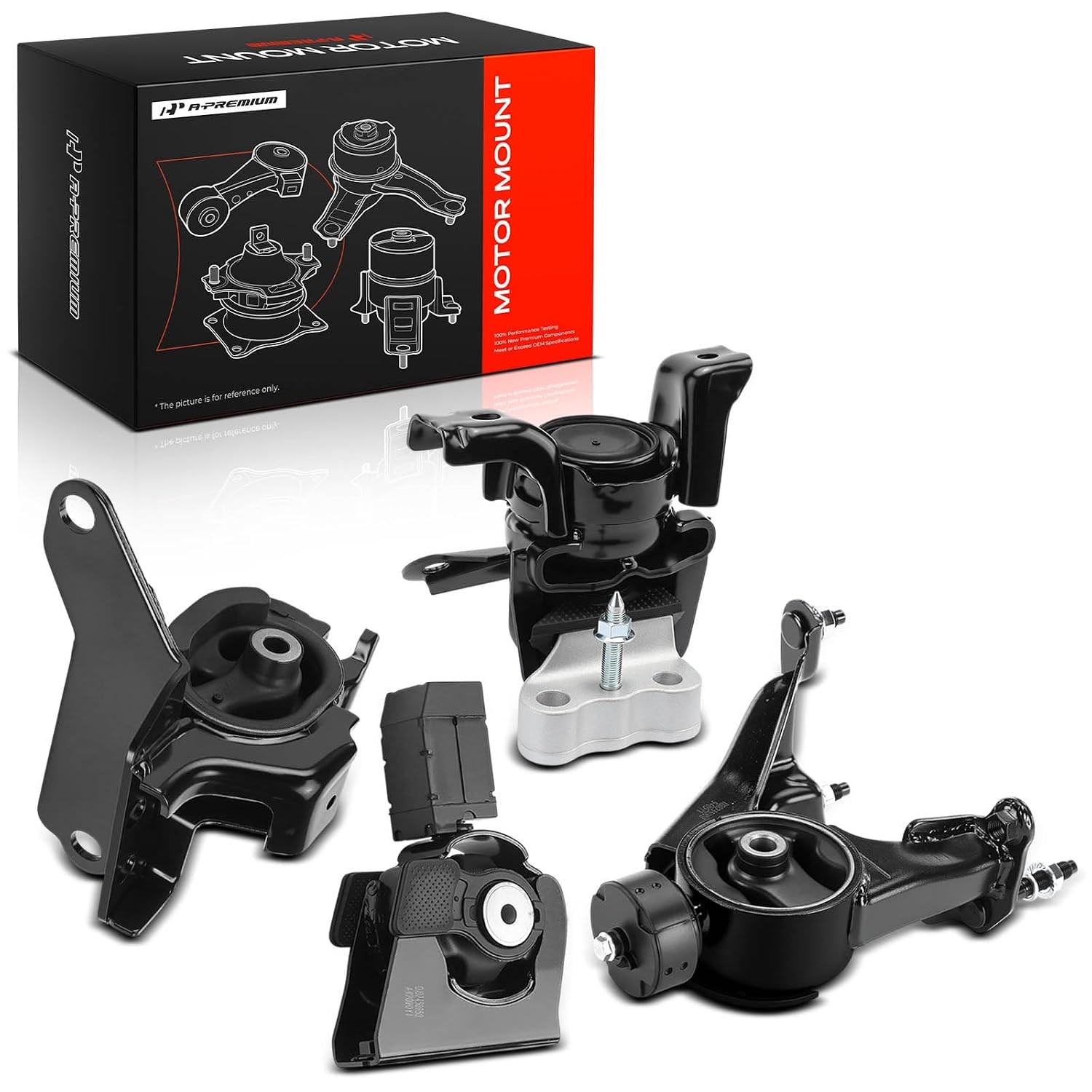 4PCS Engine Motor Mount and Transmission Mount Kit Compatible with Toyota