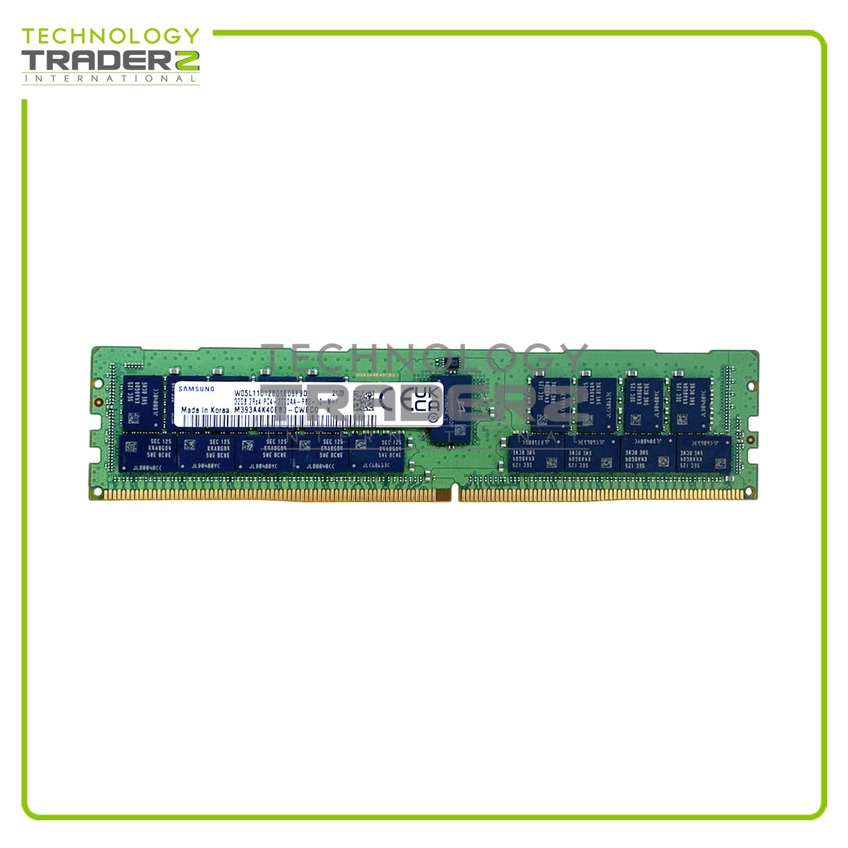 ** M393A4K40EB3-CWE Samsung 32GB PC4-25600 DDR4-3200MHz ECC Dual Rank Memory**