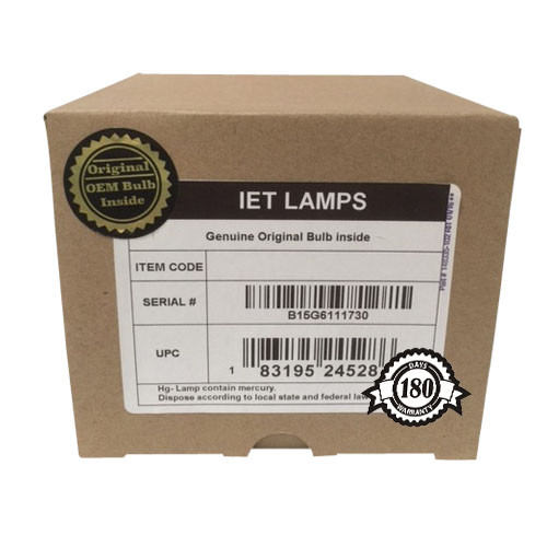 IET Genuine OEM Replacement Lamp for Mitsubishi WD-73737 Projector (Osram Bulb)