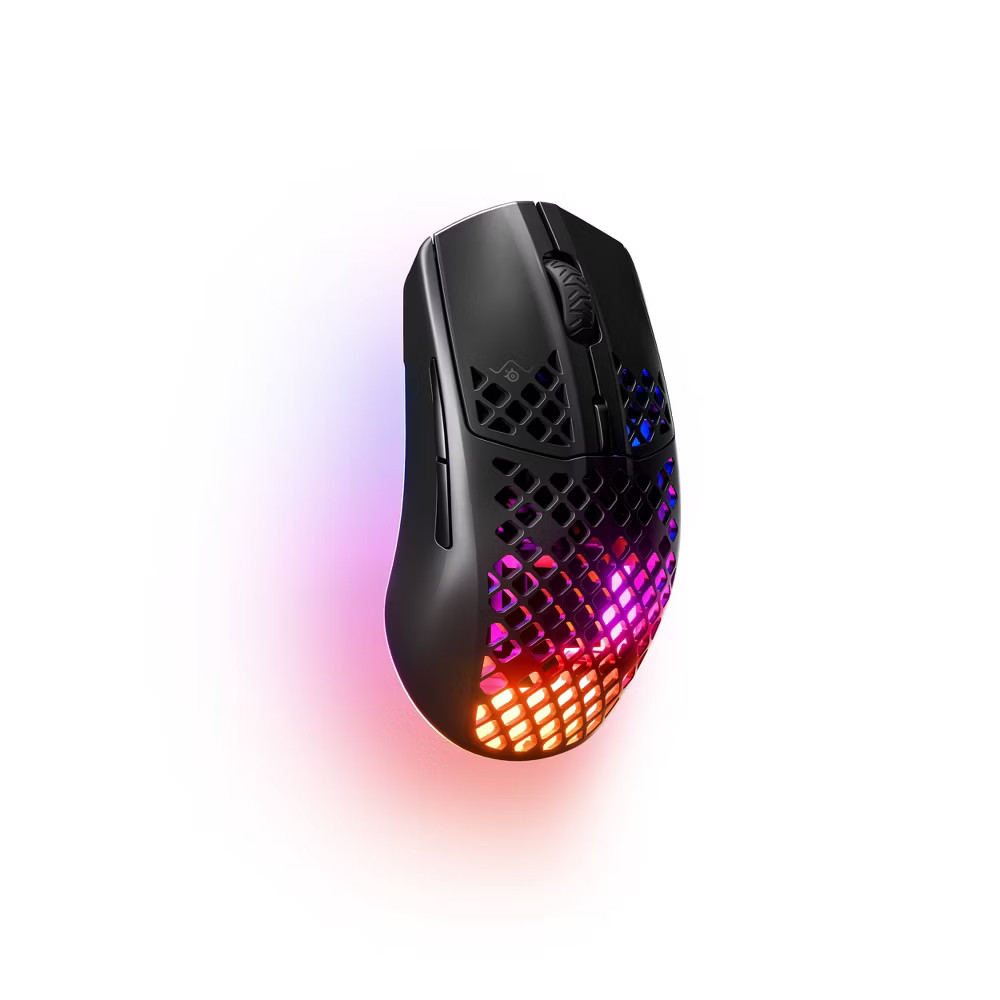 SteelSeries Aerox 3 Wireless Gaming Mouse RGB Lighting IP54 Water Resistant