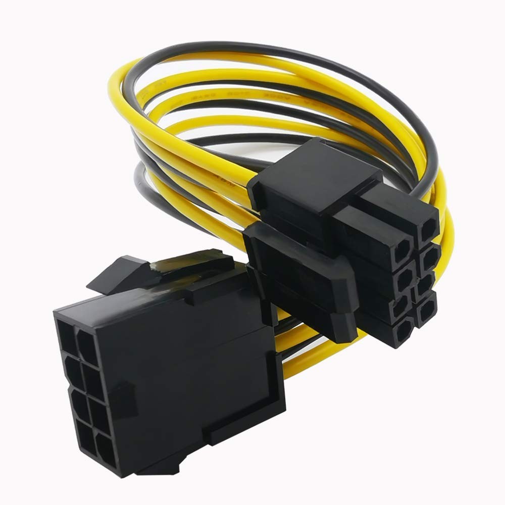 8 Pin CPU Power Cable/Adapter 8 Inch, 18AWG, 4+4 Pin Male to 8Pin Female ATX …