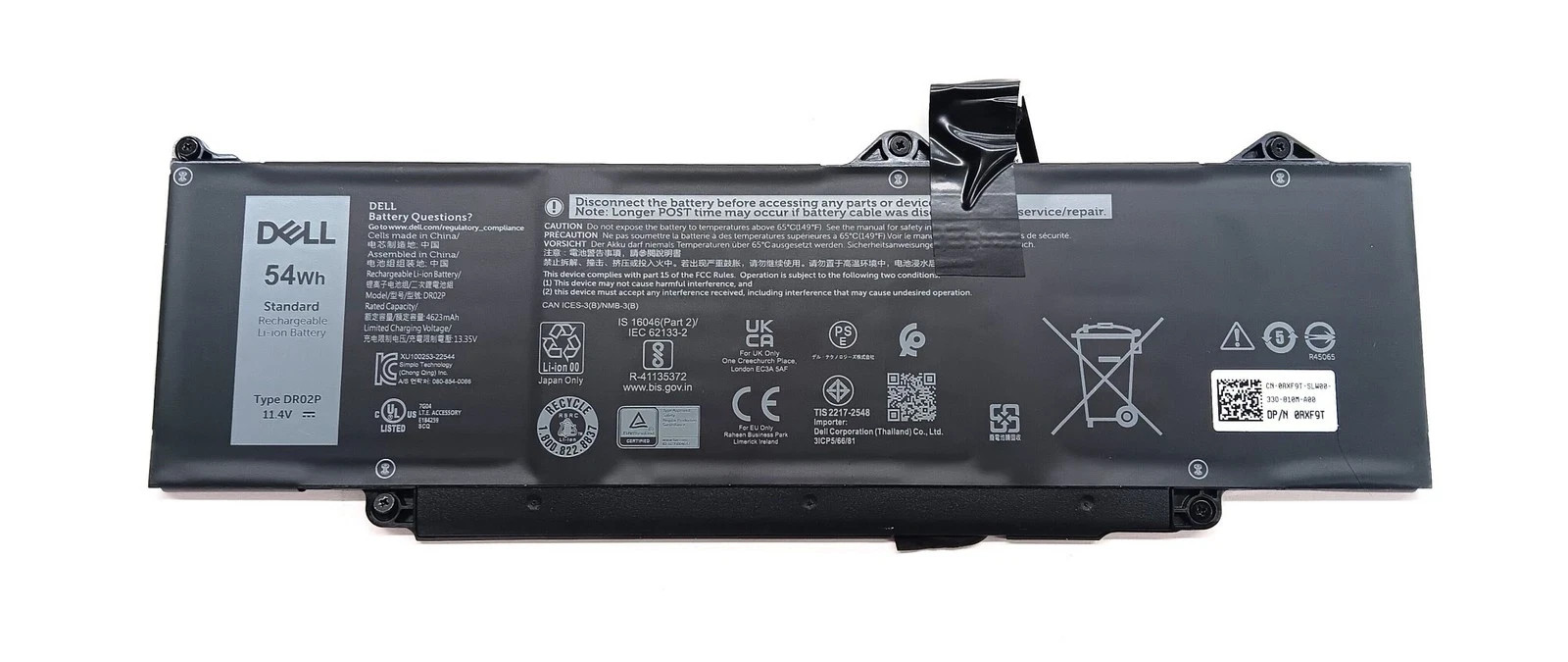 Genuine DR02P Battery For Dell Latitude 14 3440 5440 15 5540 5550 R73TC KDM9P US