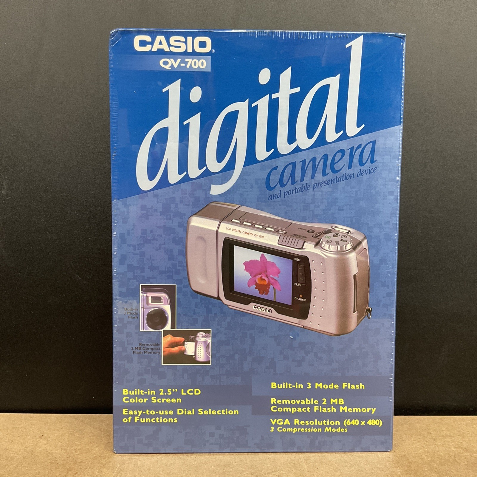 Casio QV-700 Digital Camera And Portable Presentation Device Factory Sealed