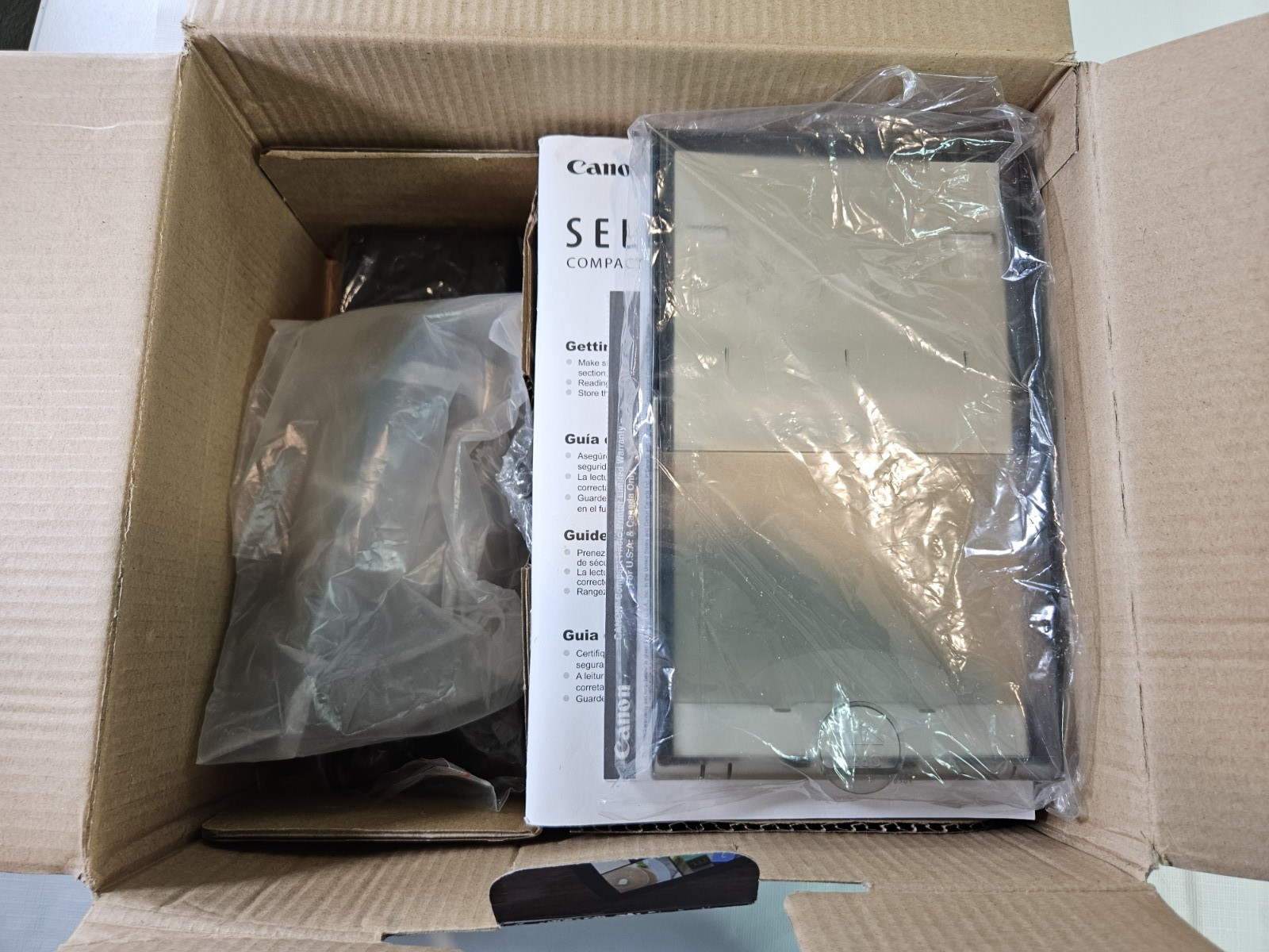 Canon SELPHY CP1300 Wireless Compact Photo Printer Black WiFi Tested Works Box