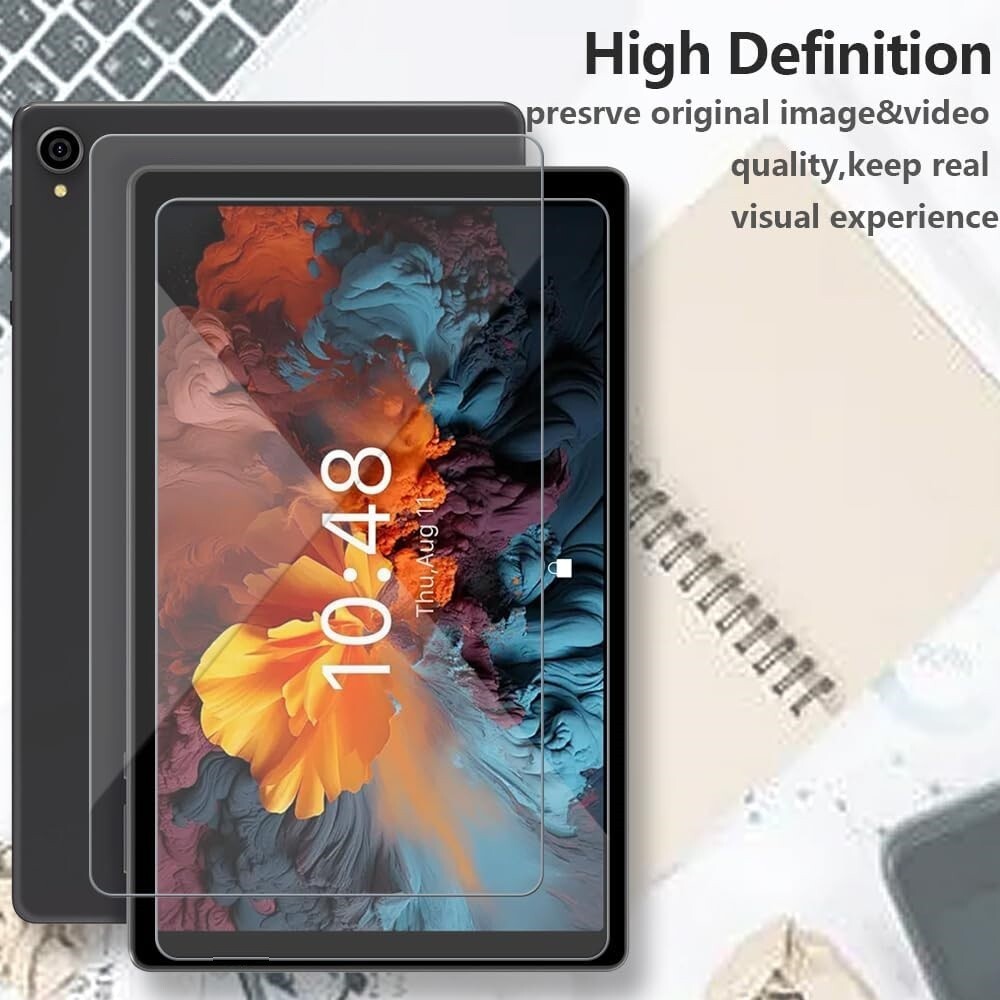 (2 Pack) Screen Protector For 10.1″ Android Tablet (Model: C107) Tempered Glass