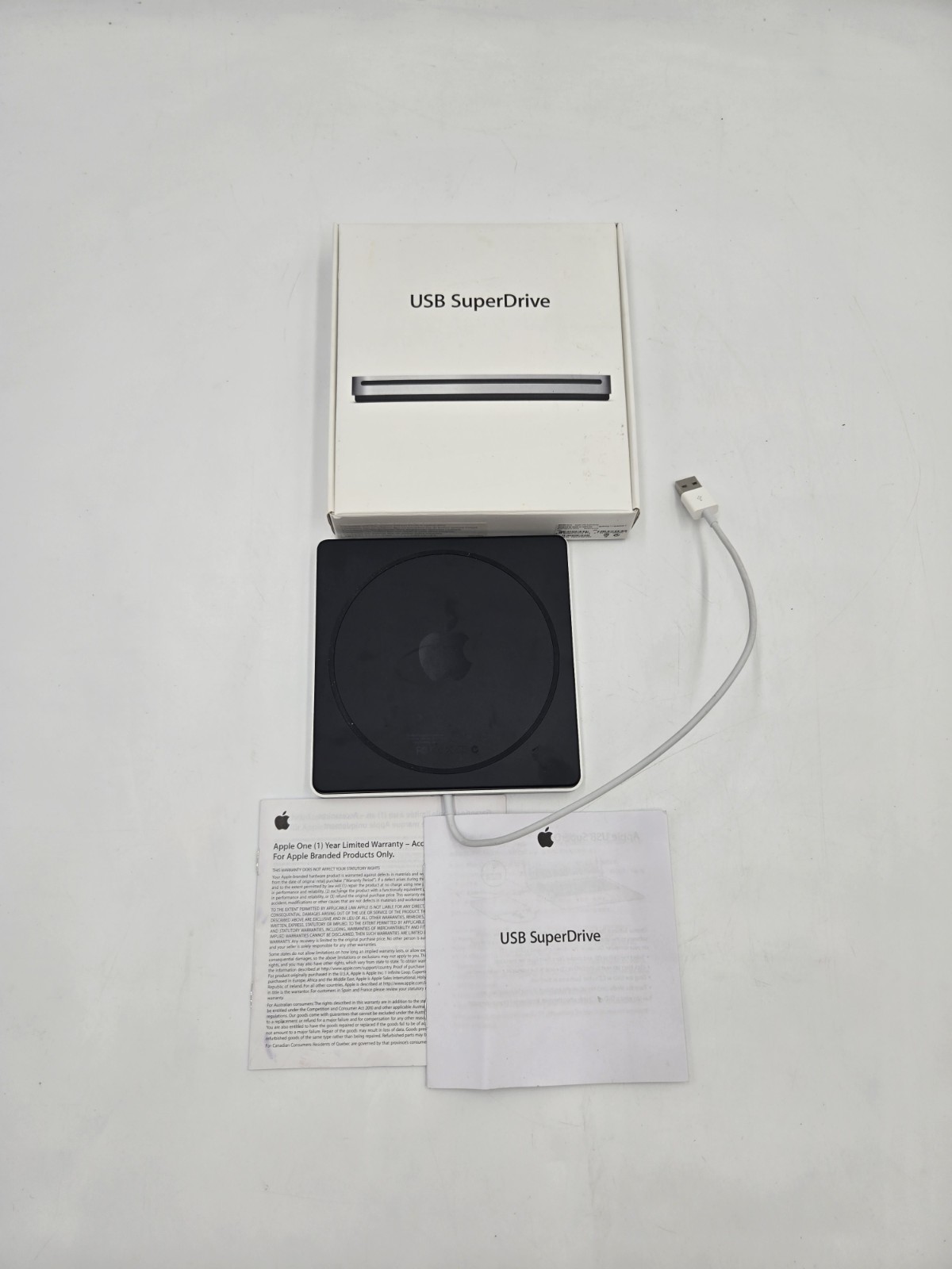 Apple USB 2.0 External SuperDrive Super Drive A1379 DVD Disc Drive