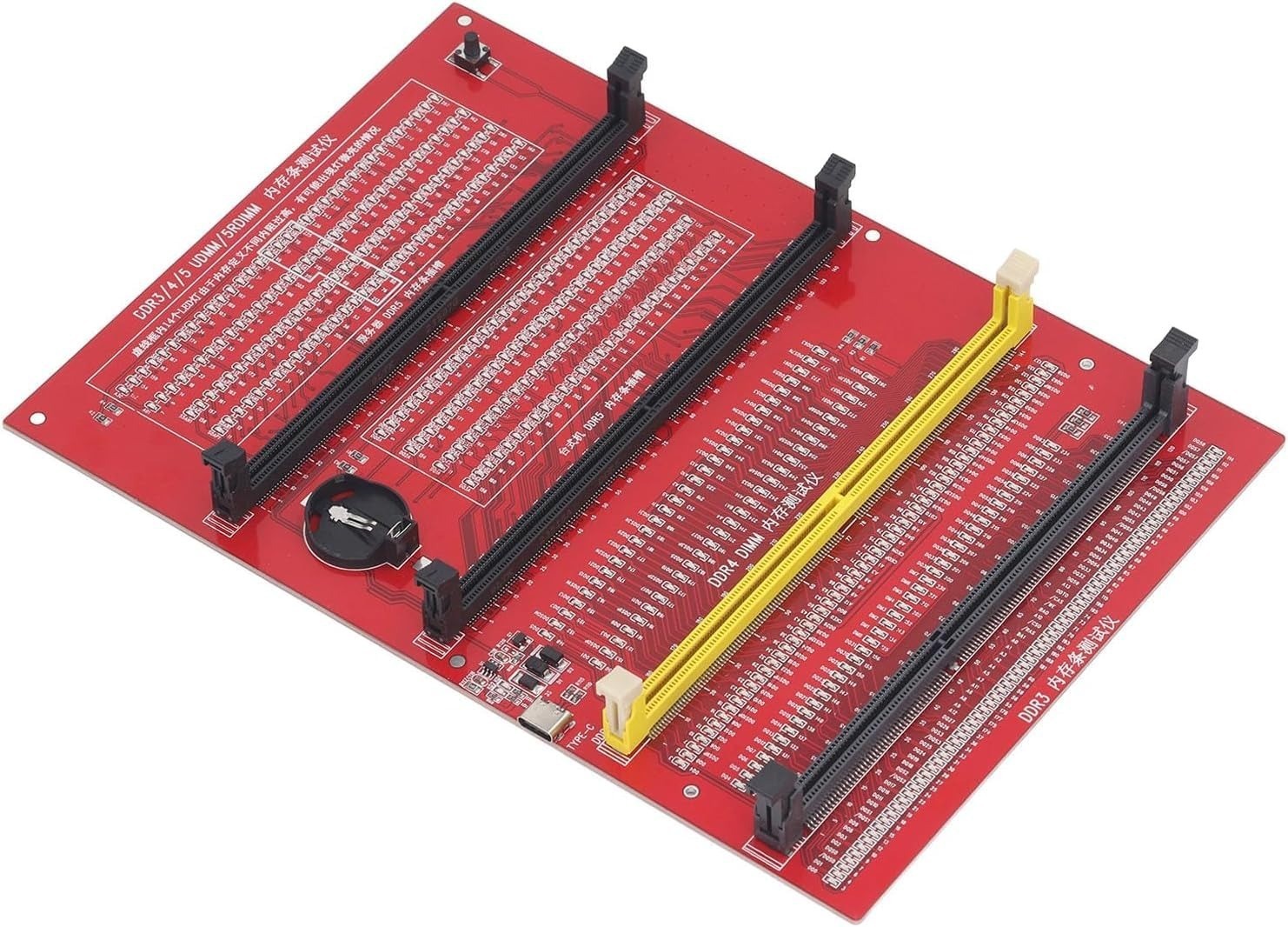 Universal 4-in-1 Memory Diagnostic Tester Card for DDR3 DDR4 DDR5