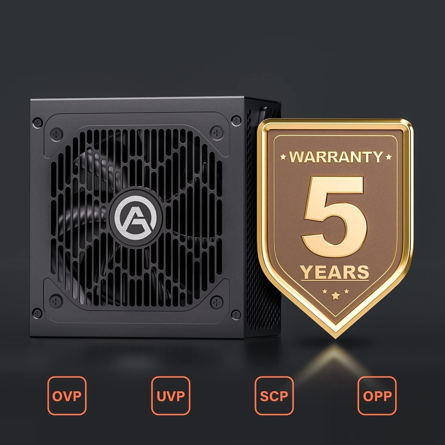 AGV Series 500W Power Supply, 80 Plus Bronze Certified, Non Modular Power Sup…