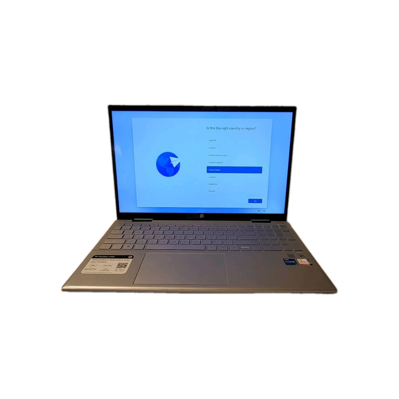 HP 15-er0056cl Pavilion x360 15.6″ FHD Touchscreen i5-1135G7 2.4GHz Intel Iris