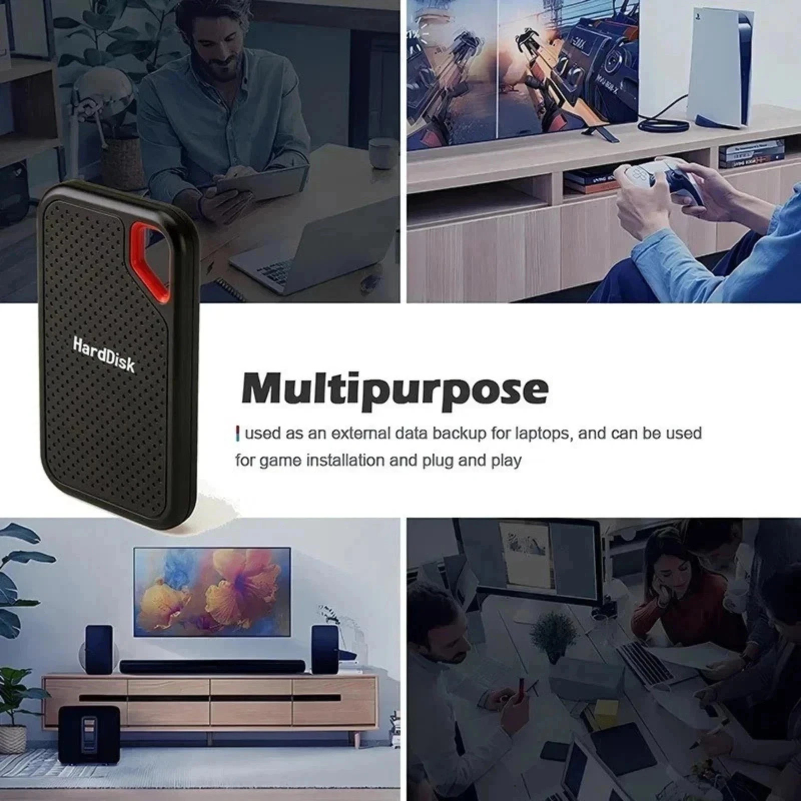 external hard drive 8TB High Speed Capacity Solid State Usb3.2 Laptop Mac And PC
