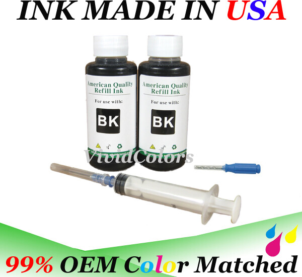 200ml Black refill ink bottle For PIxma MX490 series Canon