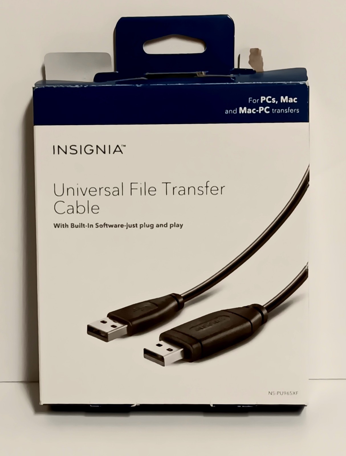 Insignia Universal File Transfer Cable For PCs Mac Mac-Pc NS-PU965XF NEW OPEN