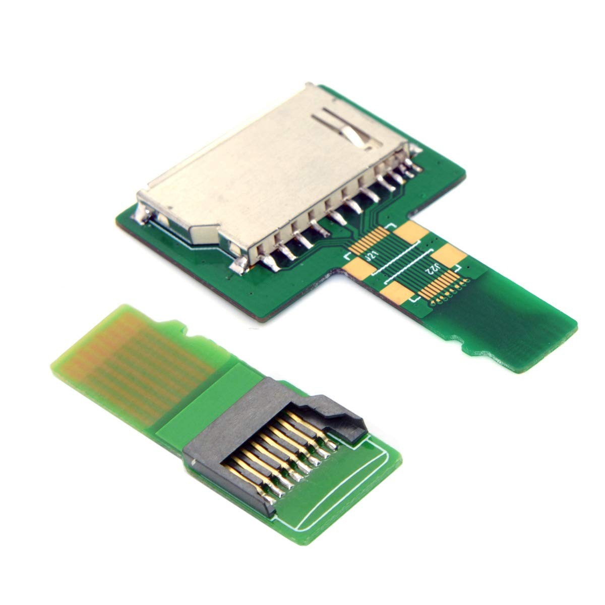 cablecc 1Set SD TF Card Socket Female to Micro-SD black or white gray