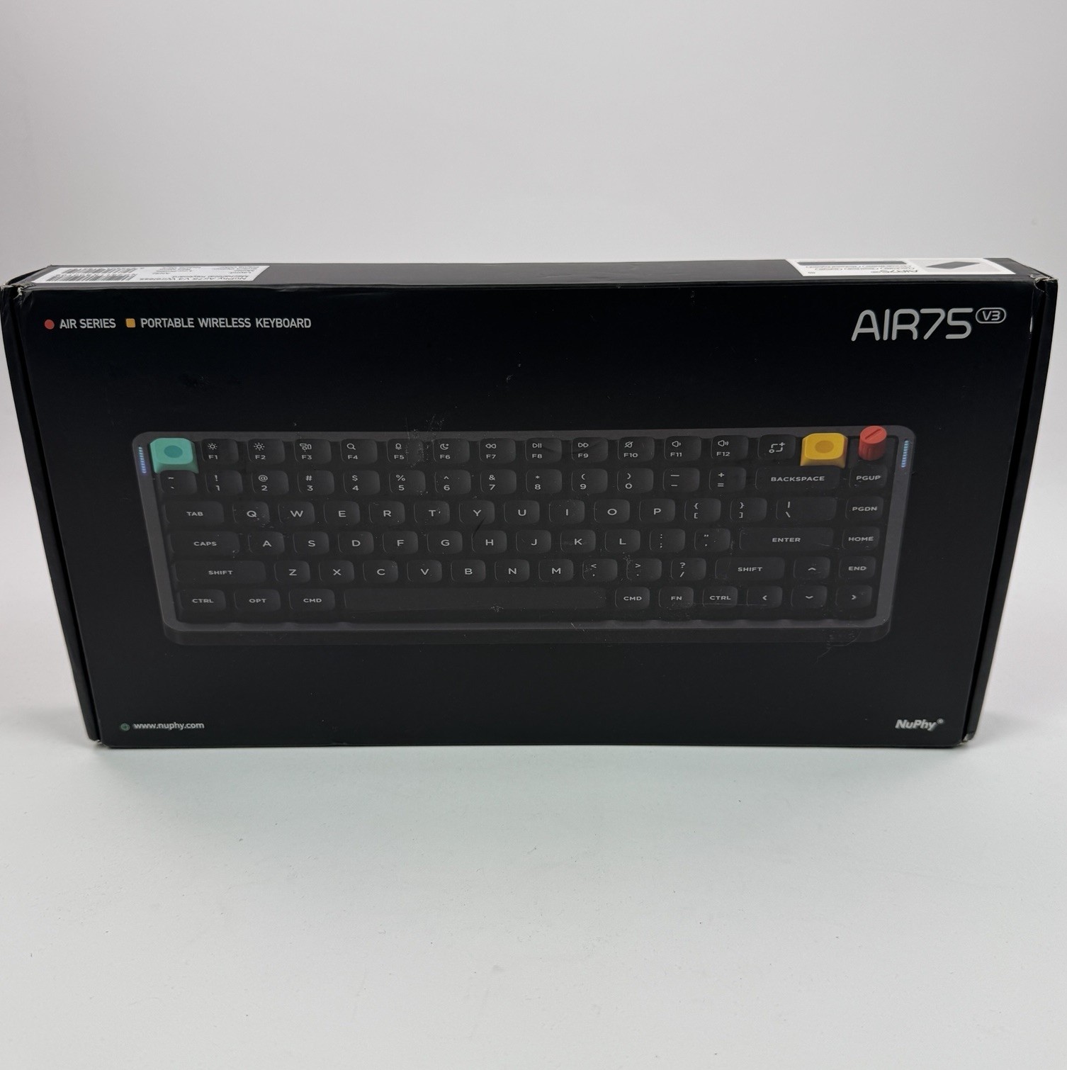 NuPhy Air75 V3 Hot Swappable Wireless Mechanical Keyboard 75% Layout with RGB, G