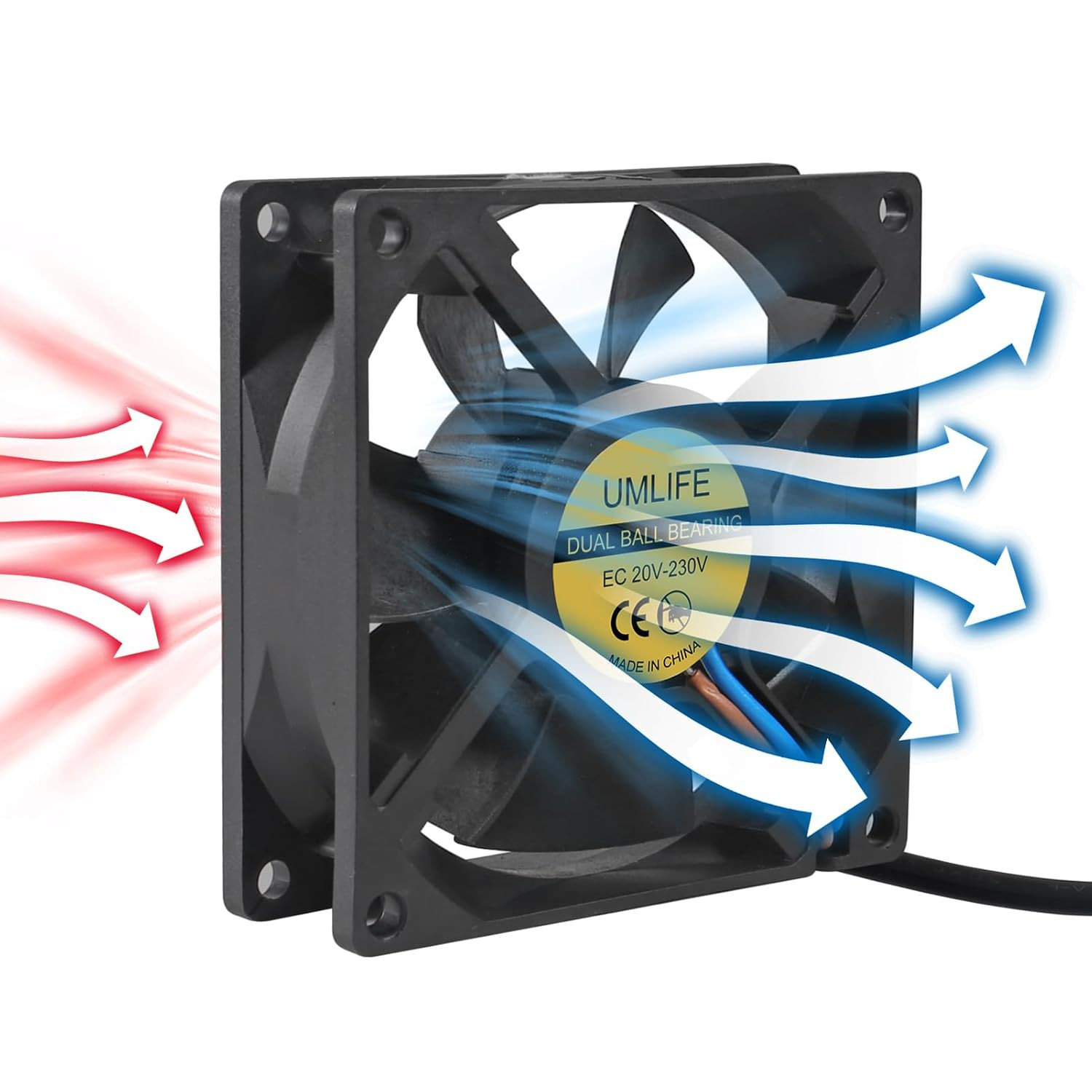 1PACK EC 80Mm 8025 Cooling Fan 80Mm X 80Mm X 25Mm AC 110V 115V 120V 220V 240V Hi