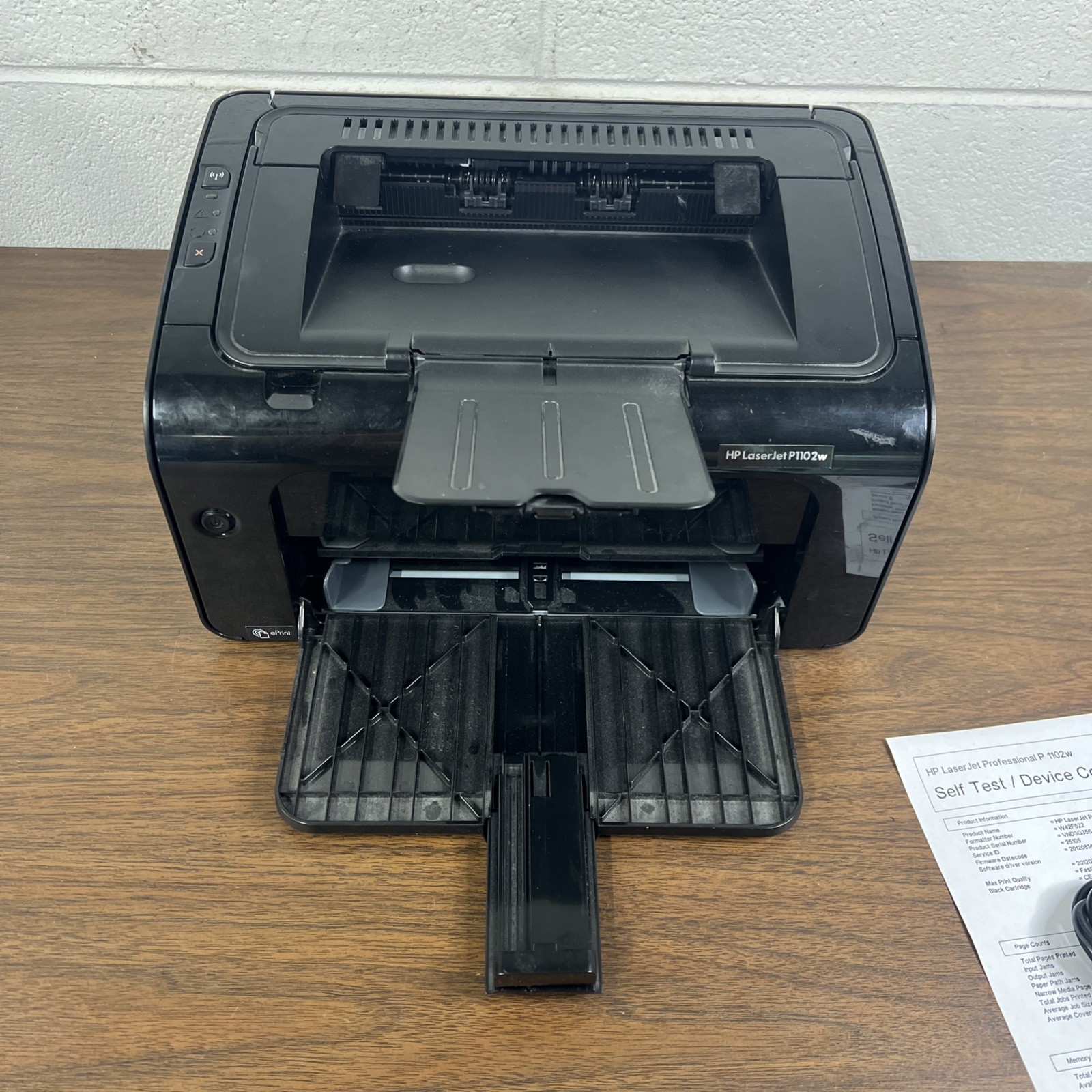 HP LaserJet Pro P1102w Wireless Mono Printer W/ Toner 615 Page Count TESTED