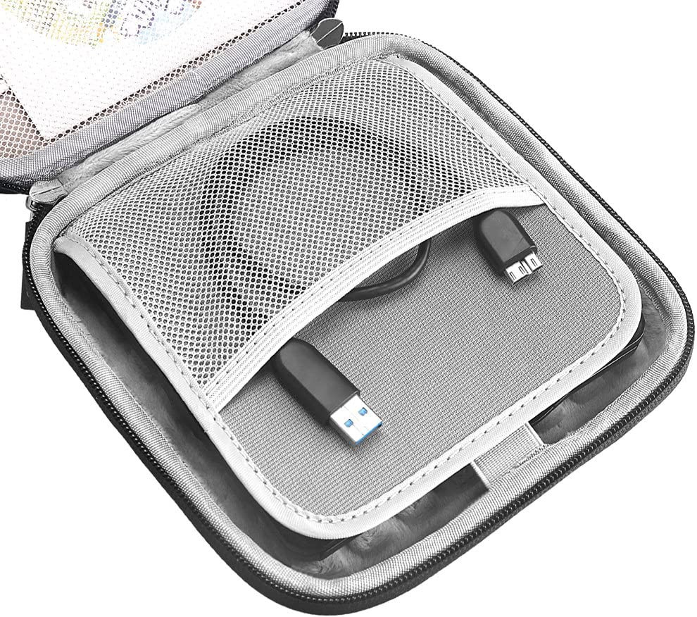 USB CD DVD Writer Blu-Ray & External Hard Drive Protective Storage Case Bag Comp