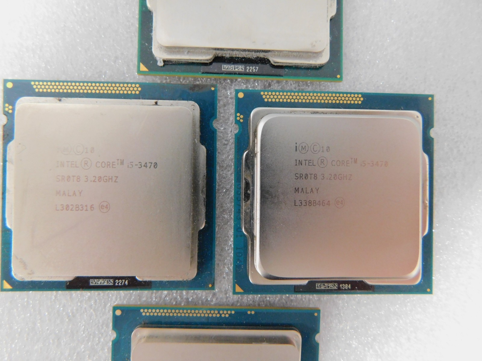 Intel Core i5 CPU Lot (8 Total) – 2nd, 3rd, & 4th Gen See Details