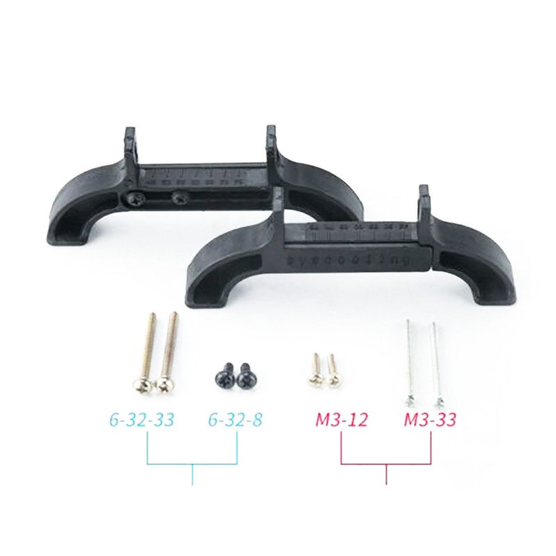 Ococoo 2x Black Radiator Mounting Bracket External Holder for 120/240/360/480mm