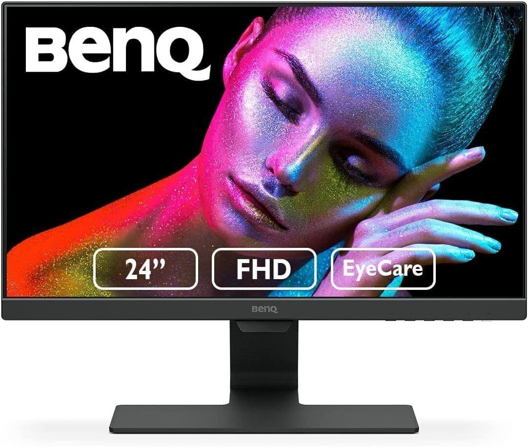 BenQ GW2480 Computer Monitor w/Built in Speaker 24″ FHD 1920x1080p HDMI, VGA NIB