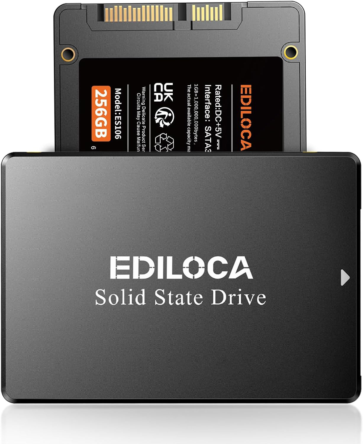256GB SSD Internal Solid State Drive 2.5″ SATA III 6Gb/S, 520Mb/S Read Speed 3D