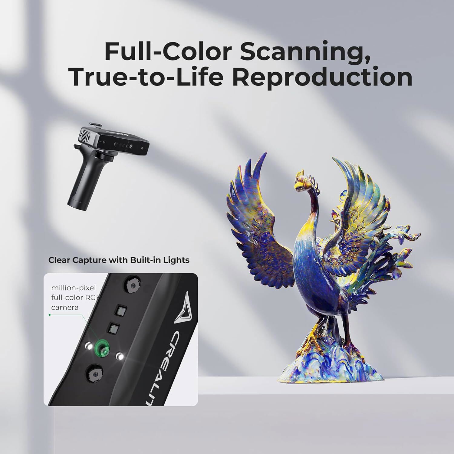 【Refurbished】 Creality Otter Lite Handheld 3D Scanner 30fps 0.05mm Accuracy