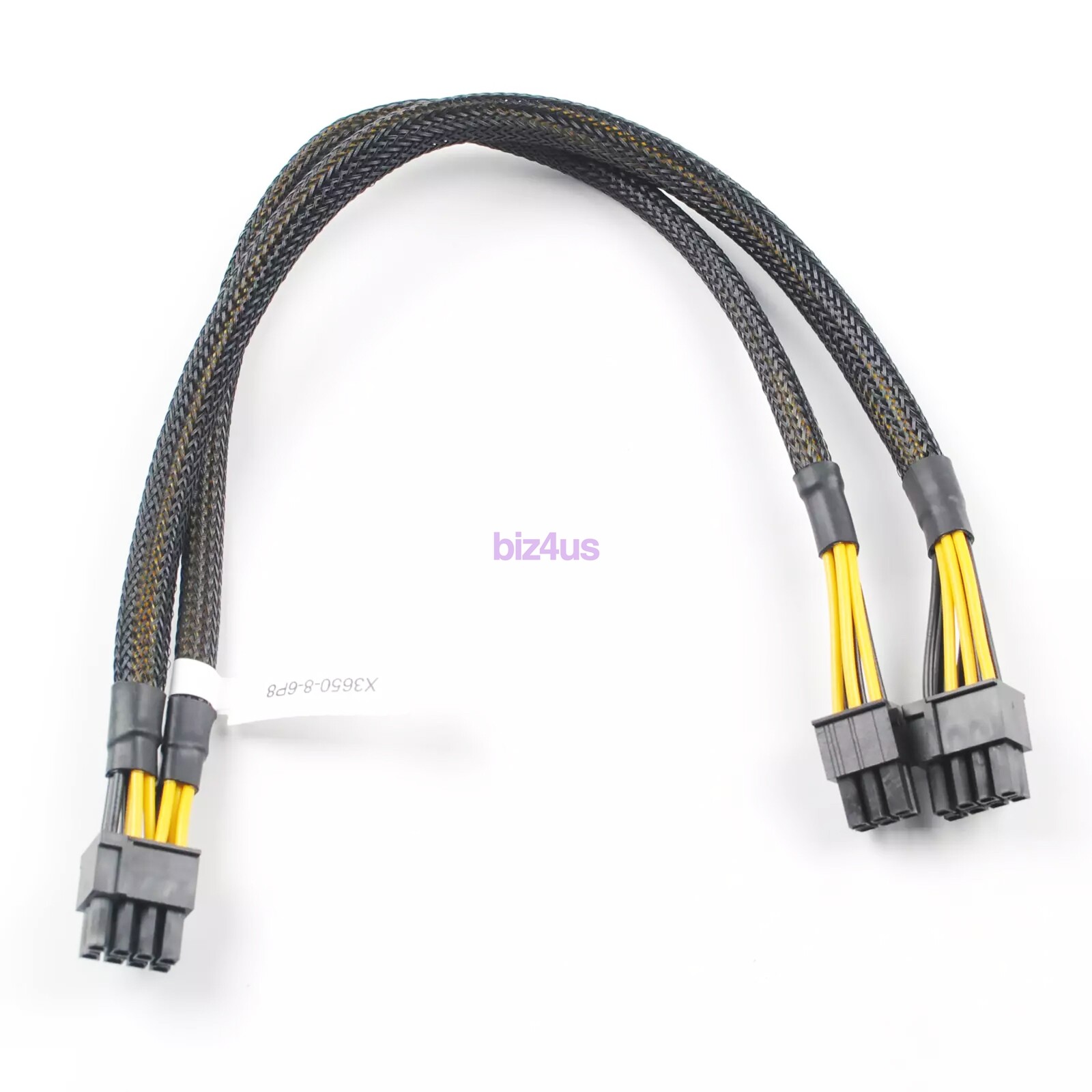 8pin to 6+8pin PCI-Express Video Card GPU Power Cable for IBM X3650 M4 M5 35cm