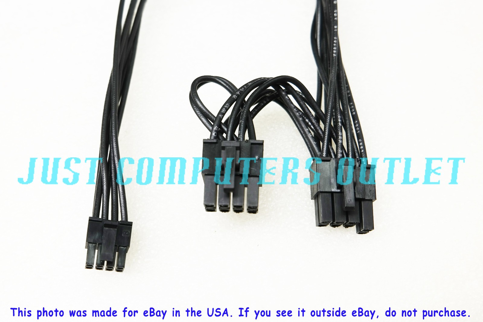26″ HPE DL38X Gen10 Micro 8-pin to Dual 8-pin PCI-E GPU Cable P/N: P03849-B21