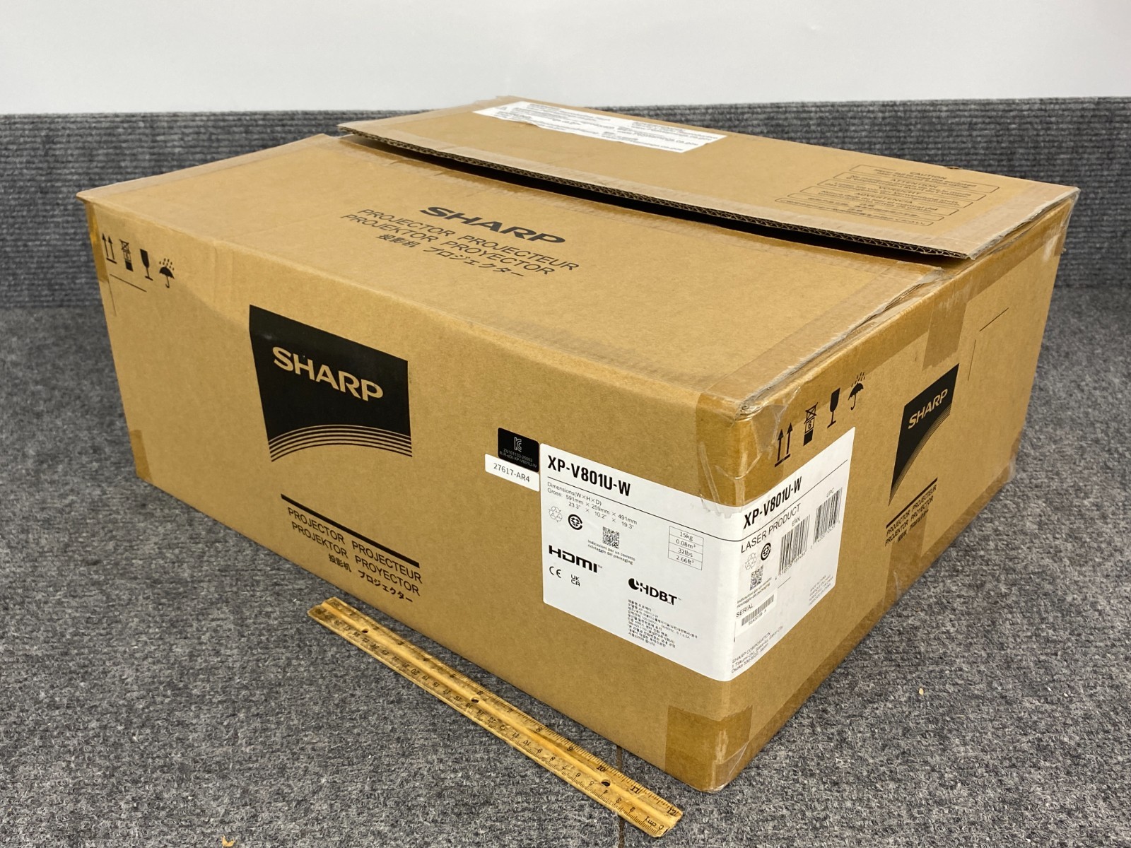 NEC NP-PA803UL 8000 Lumens 1920×1200 Projector, No Lens