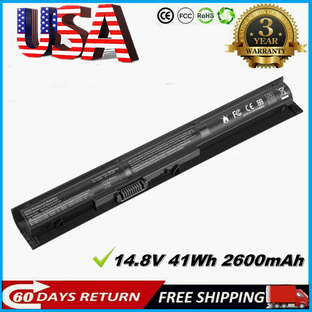 Battery V104 for HP Envy 14 15 17 Pavilion 15 17 756743-001 VI04 756479-421 41Wh