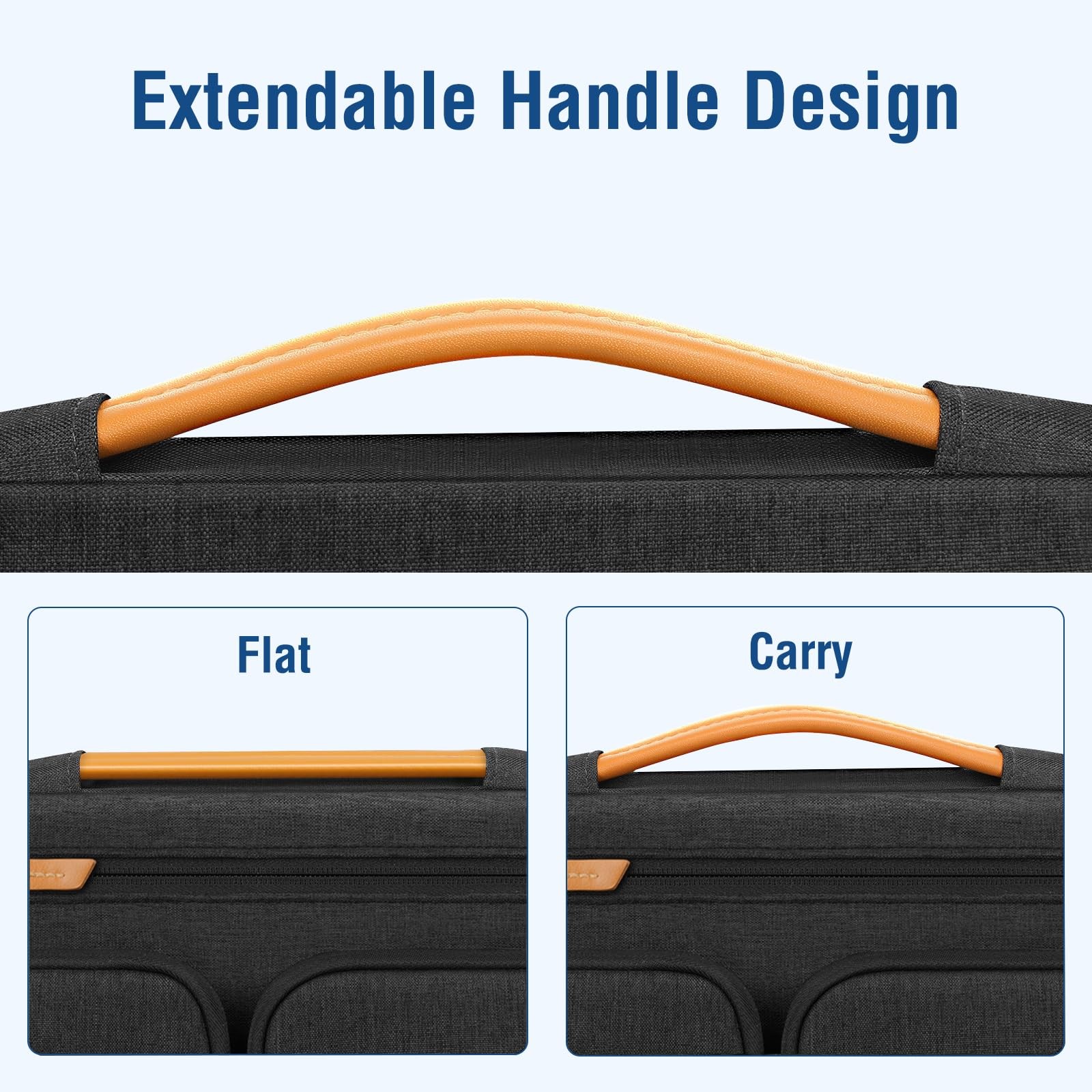 MOSISO 360 Protective Laptop Case 13.3 13.38 x 9.44 x 0.78 inches, Black