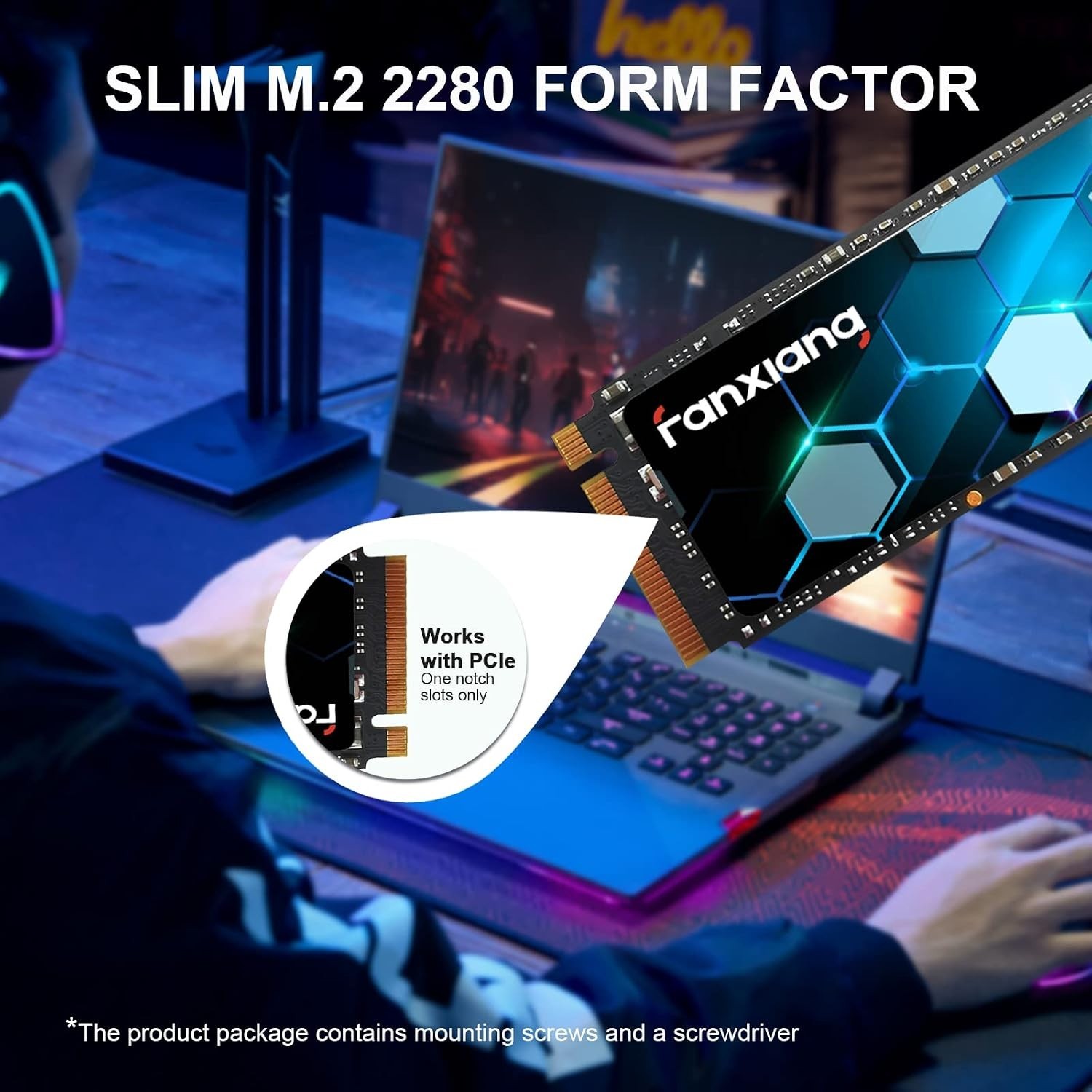 High-Performance 256GB S500 Pro NVMe SSD – Ideal for Gaming & Multimedia
