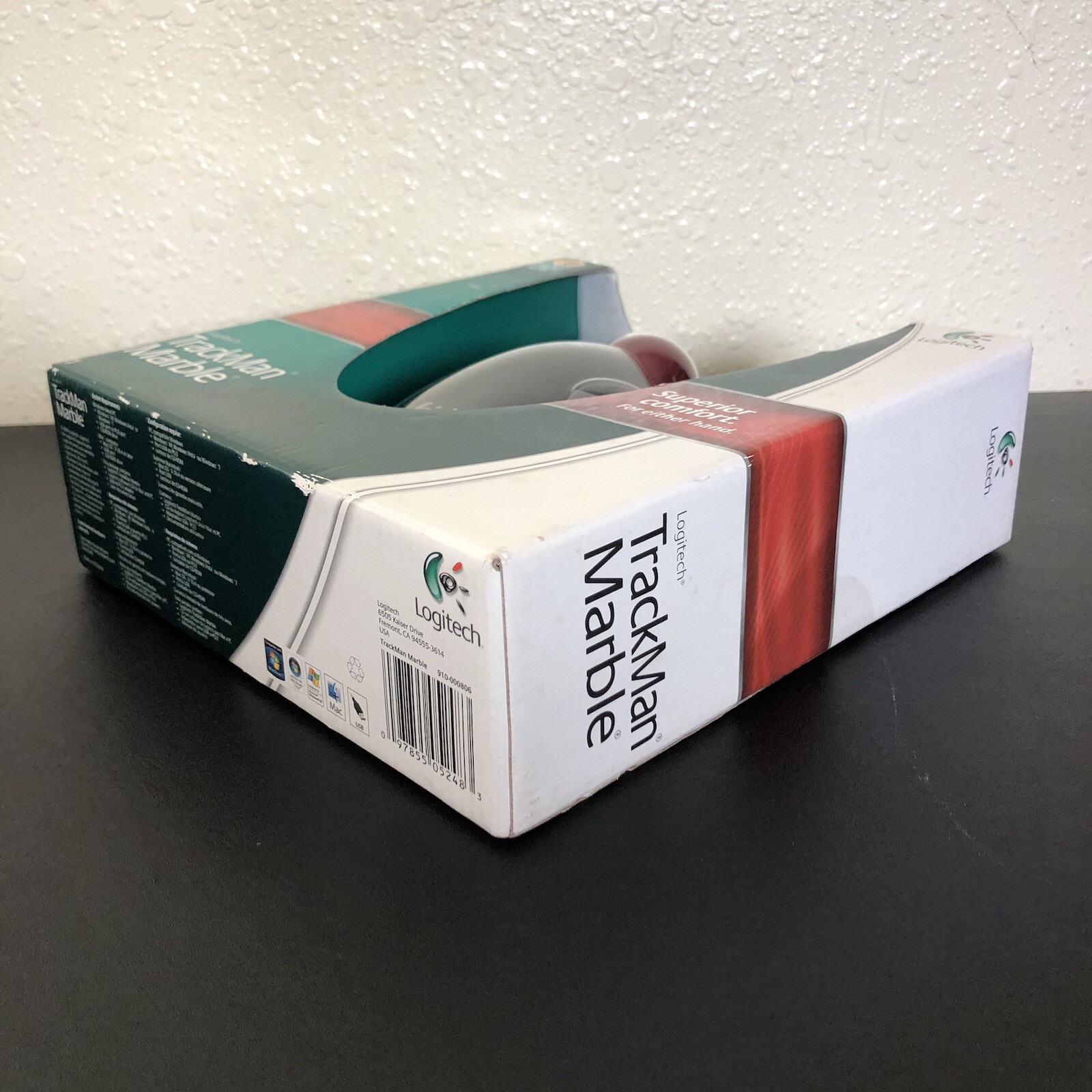 Logitech Trackman Marble Trackball Mouse 910-000806 New Sealed 2009