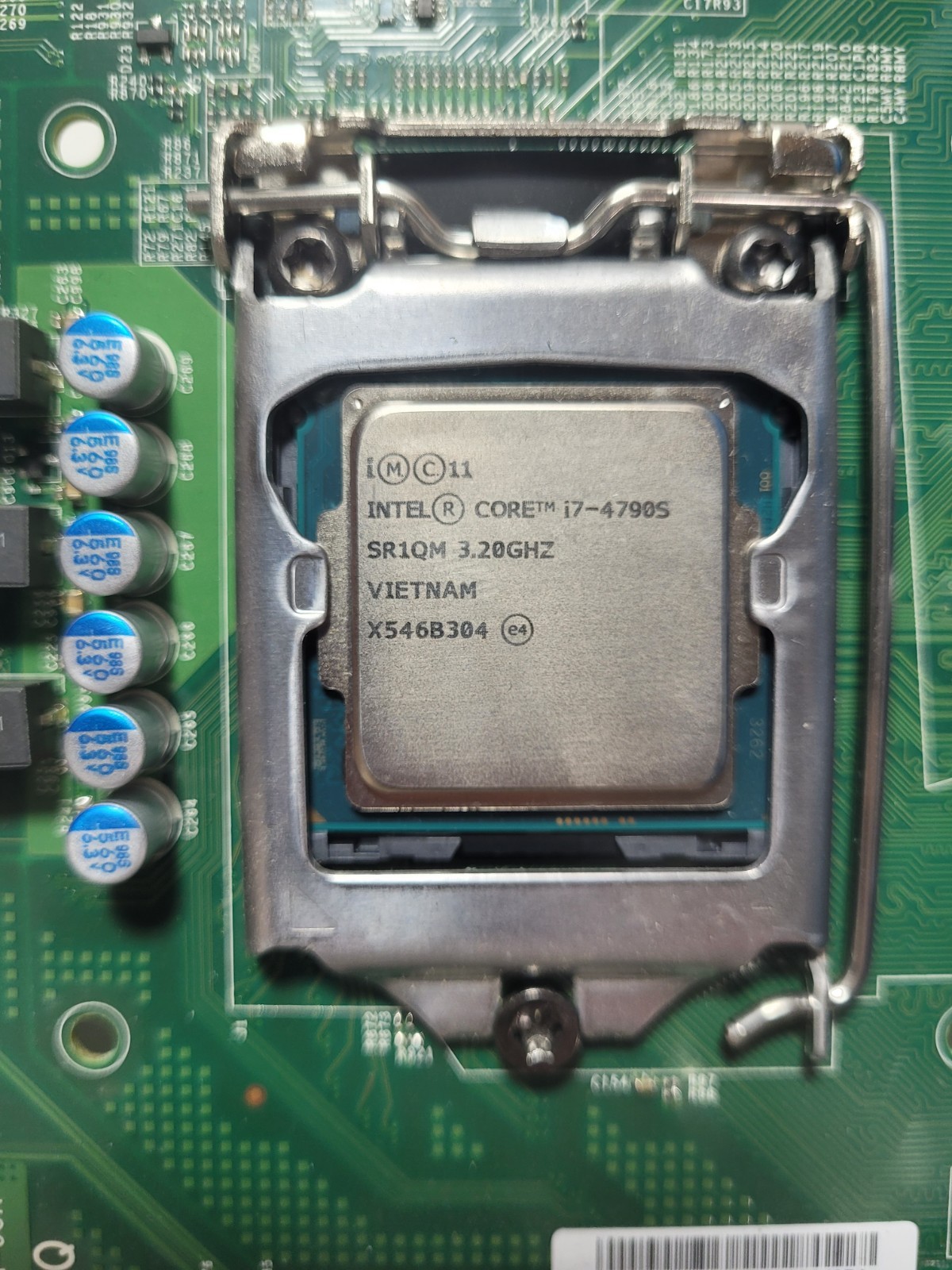Super Micro X10SLA-F Motherboard Core i7-4790S, 4GB RAM, IO Shield #1299