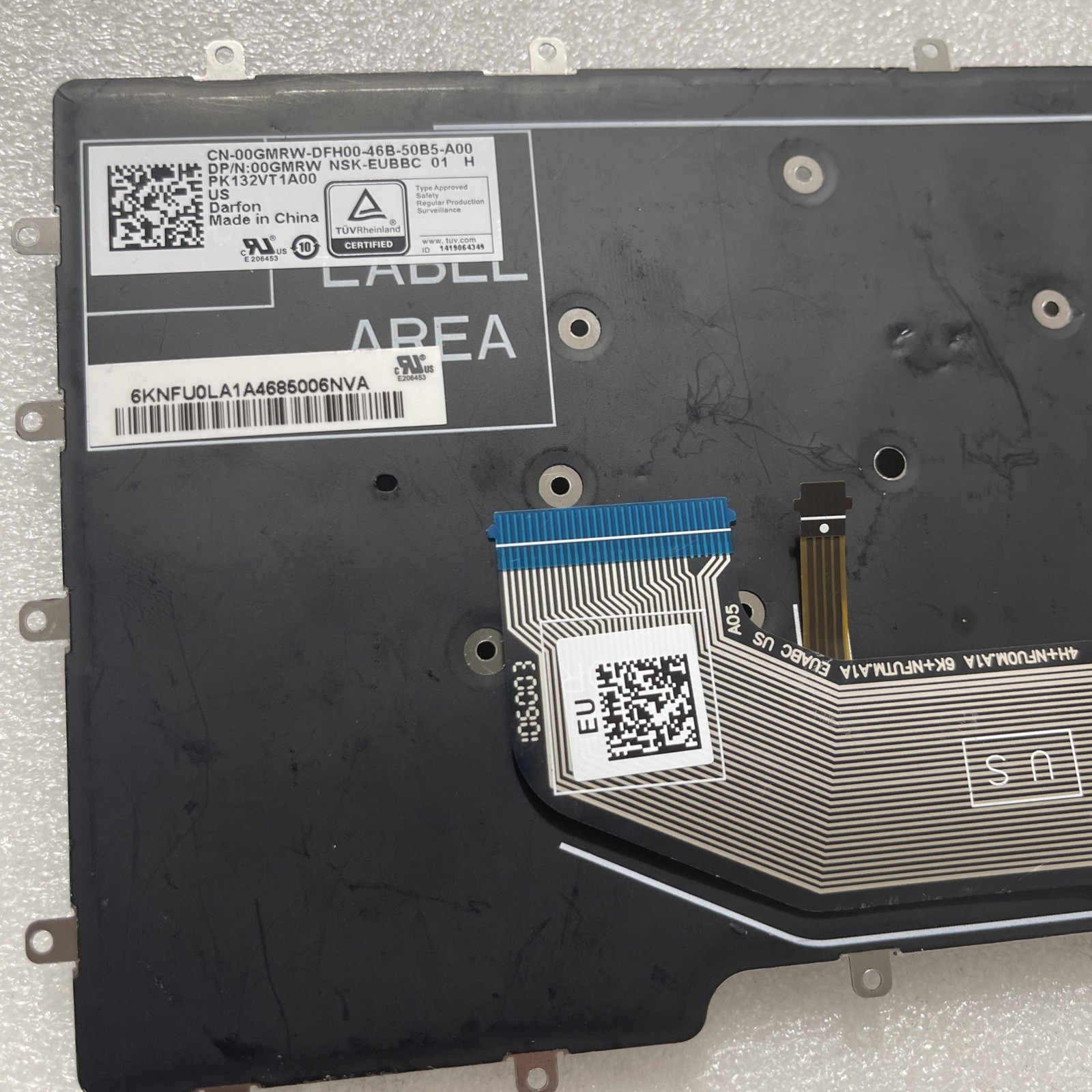 GENUINE DELL LATITUDE 9410 LAPTOP KEYBOARD BACKLIT 0GMRW 00GMRW AU KY8