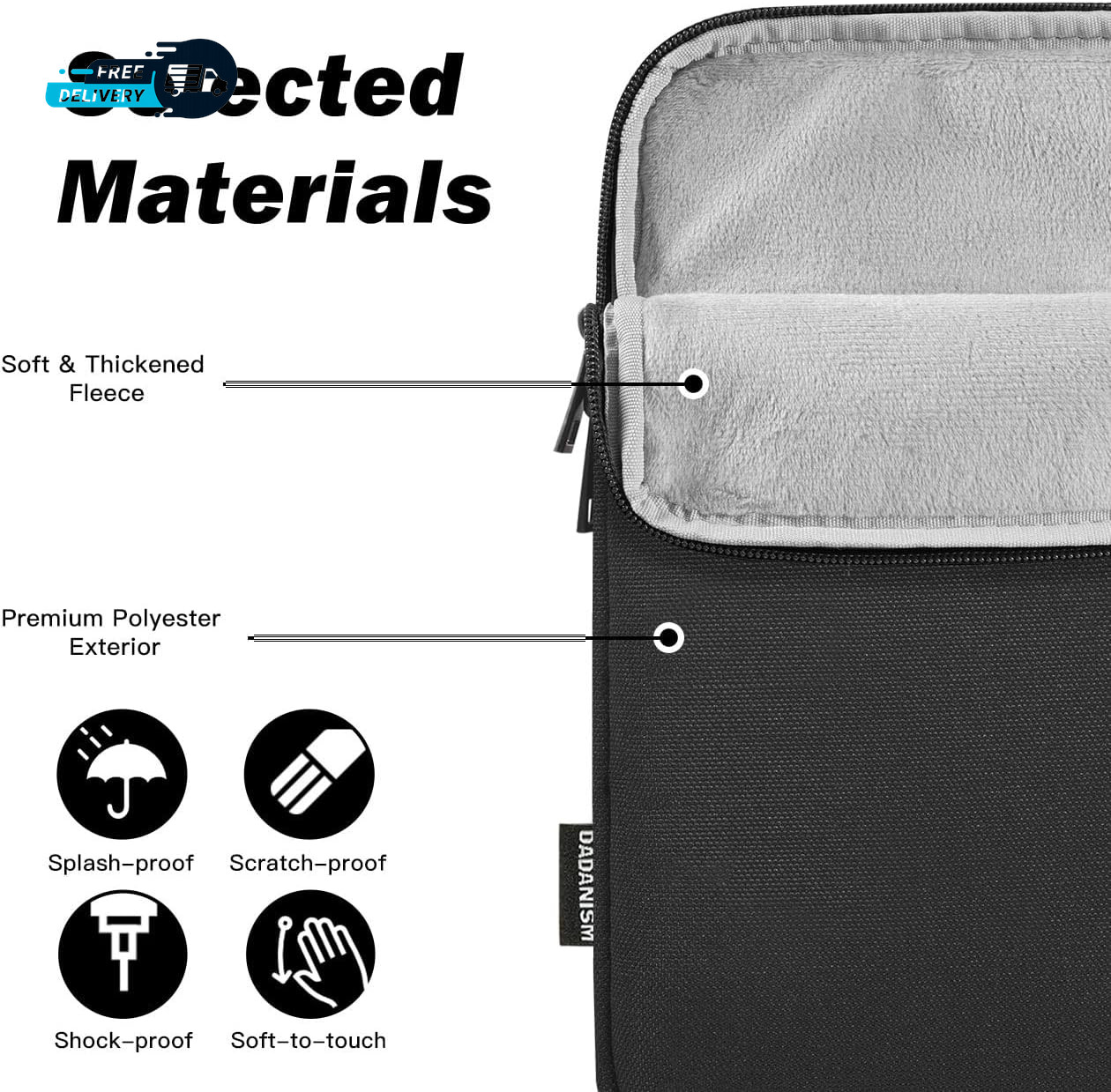 9-11 Inch Tablet Sleeve Bag Carrying Case for Ipad (A16) 11Th Gen 11″ Ipad 10Th.
